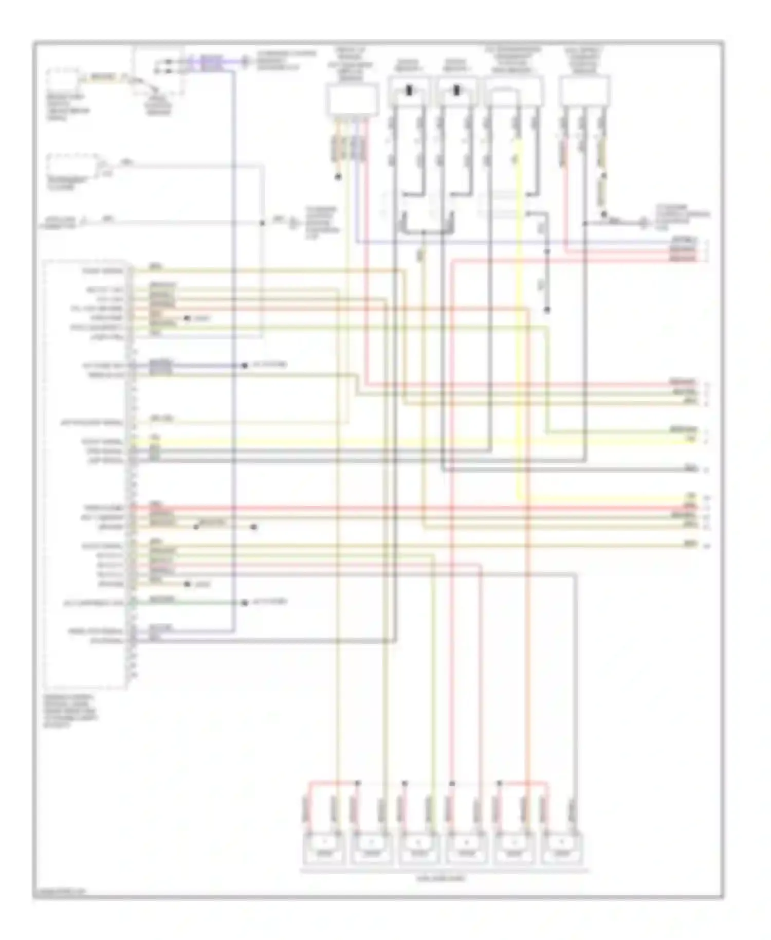 7 series BMW E38 (1994-1998): Wiring diagram engine performance 5.4l, engine controls circuit (1 of 5)