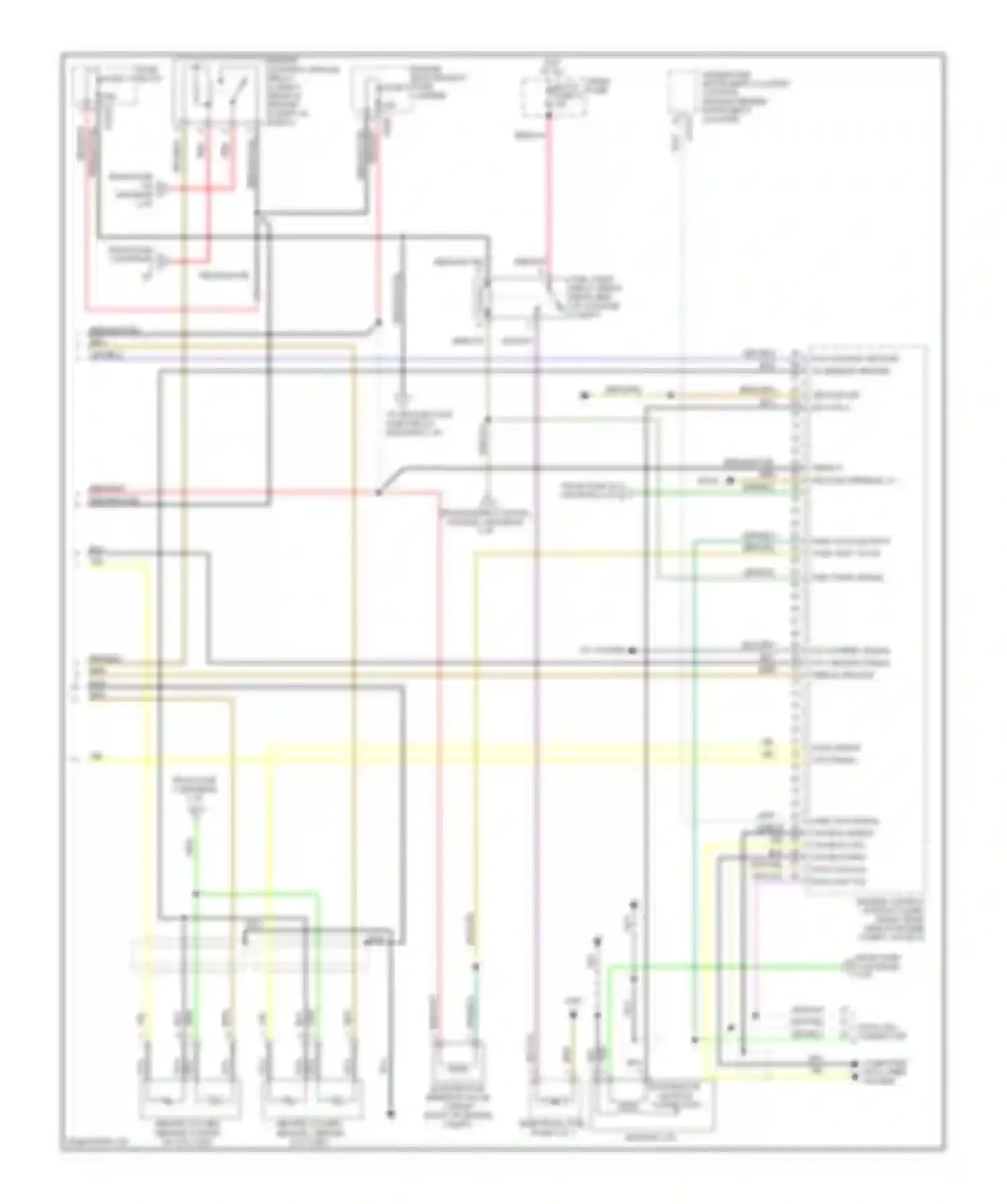 7 series BMW E38 (1994-1998): Wiring diagram engine performance 5.4l, engine controls circuit (5 of 5)