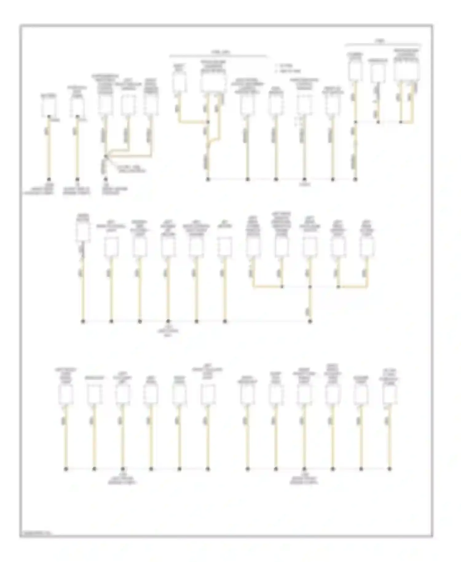 7 series BMW E38 (1994-1998): Ground distribution circuit (1 of 9)