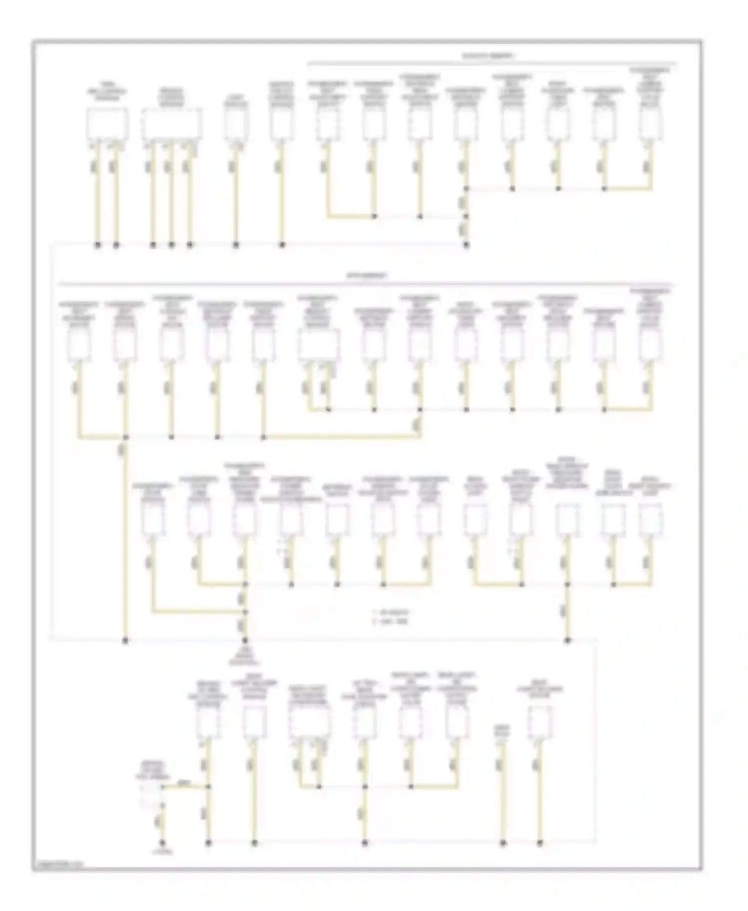 7 series BMW E38 (1994-1998): Ground distribution circuit (3 of 9)