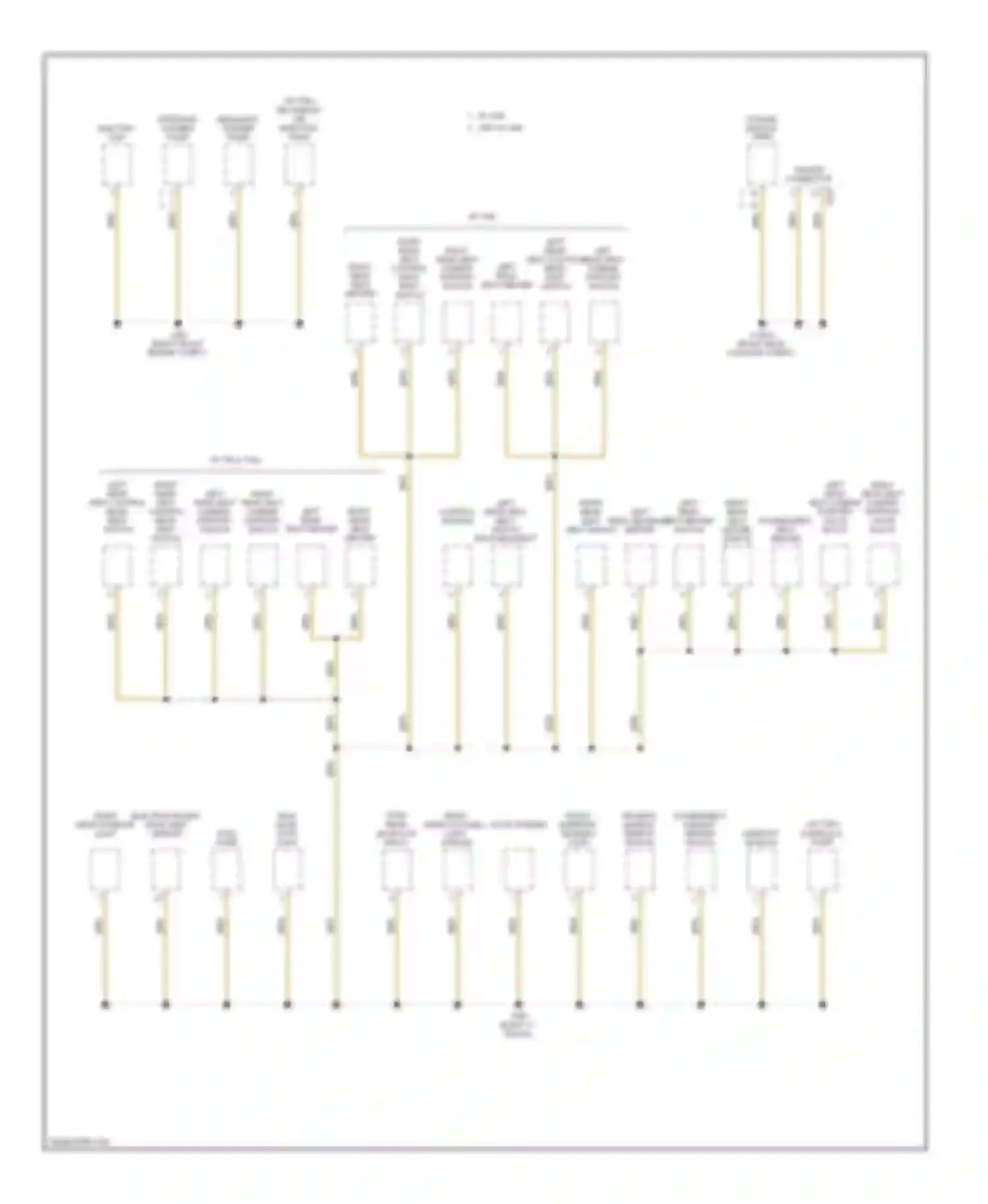 7 series BMW E38 (1994-1998): Ground distribution circuit (4 of 9)
