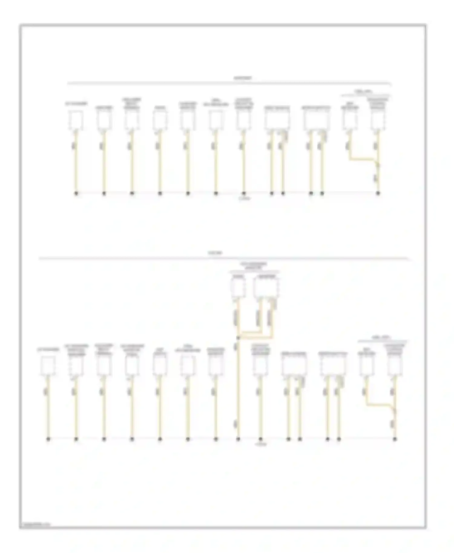 7 series BMW E38 (1994-1998): Ground distribution circuit (8 of 9)