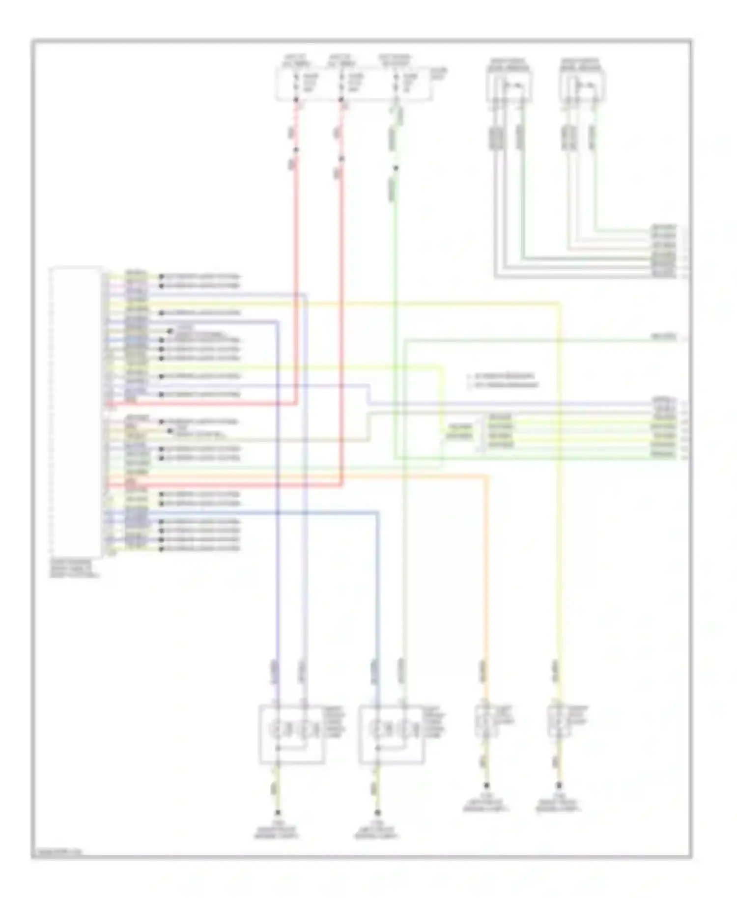 7 series BMW E38 (1994-1998): Headlights circuit (1 of 3)