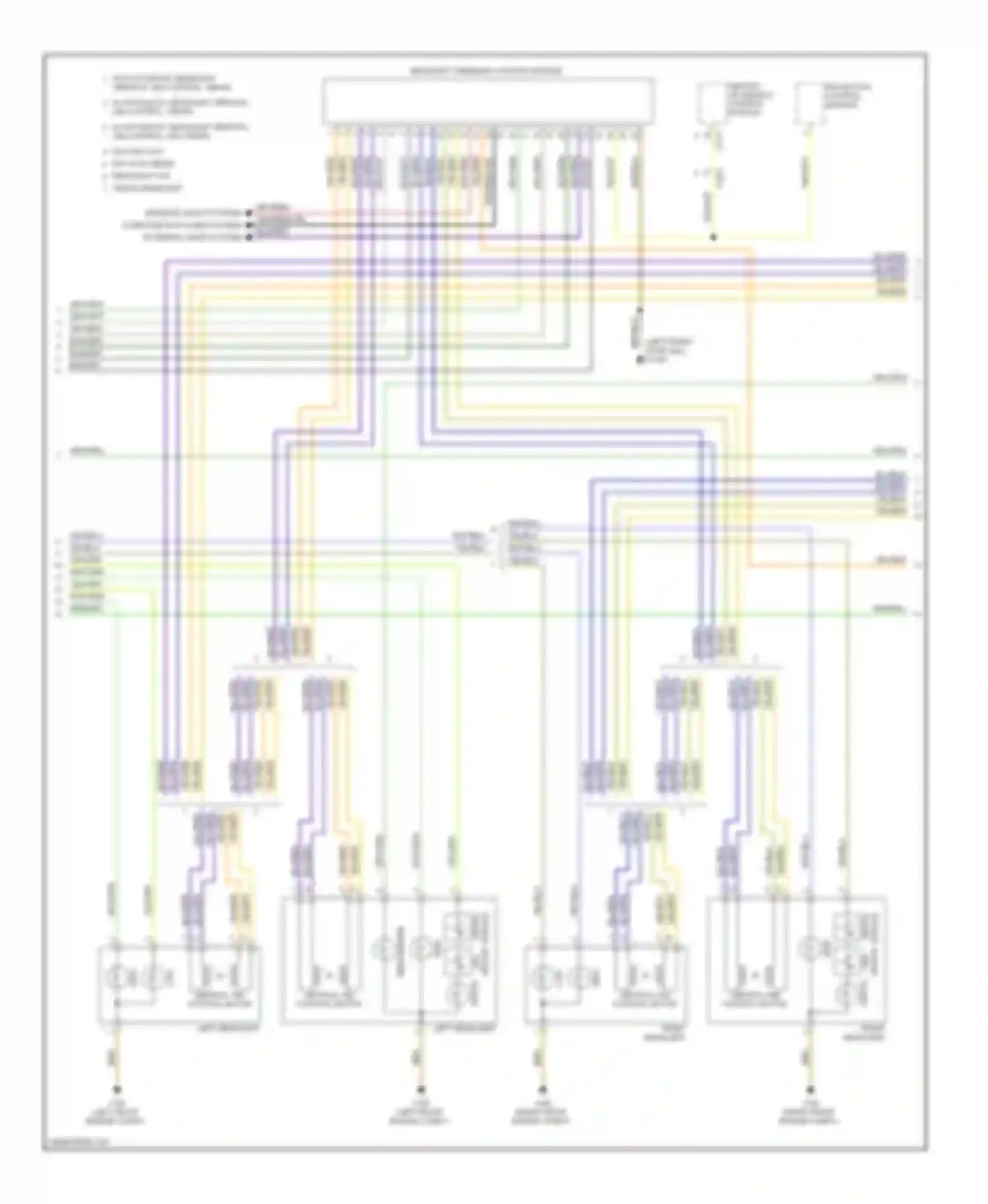 7 series BMW E38 (1994-1998): Headlights circuit (2 of 3)