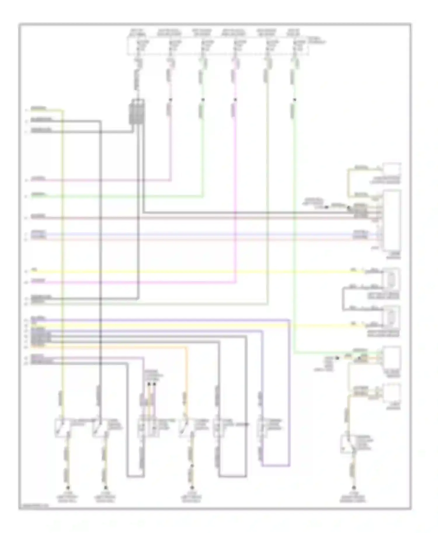 7 series BMW E38 (1994-1998): Instrument cluster circuit (2 of 2)