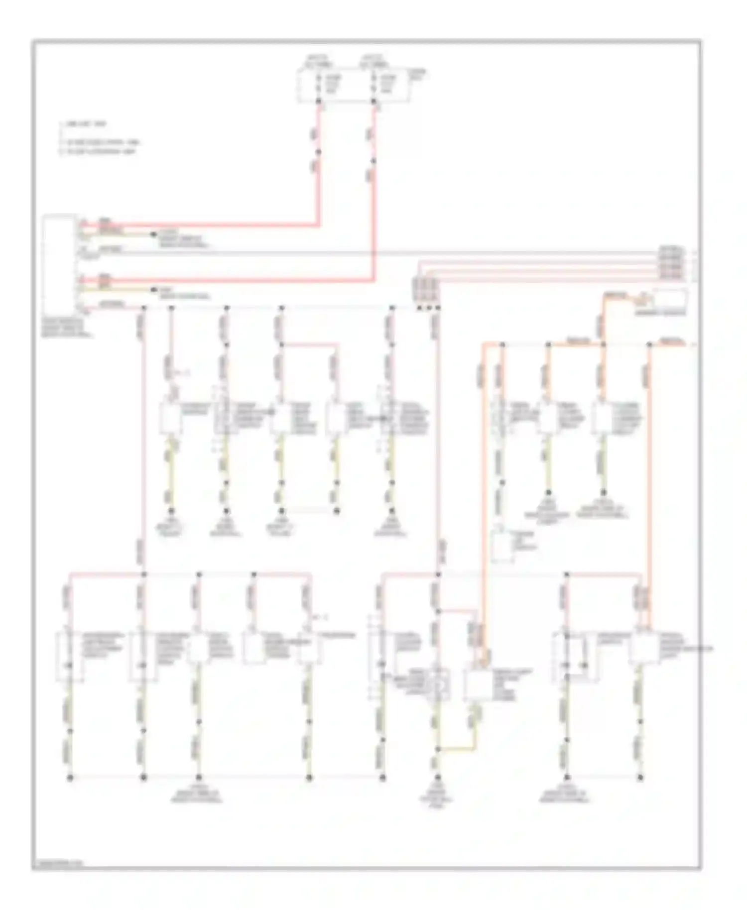 7 series BMW E38 (1994-1998): Instrument illumination circuit (1 of 2)