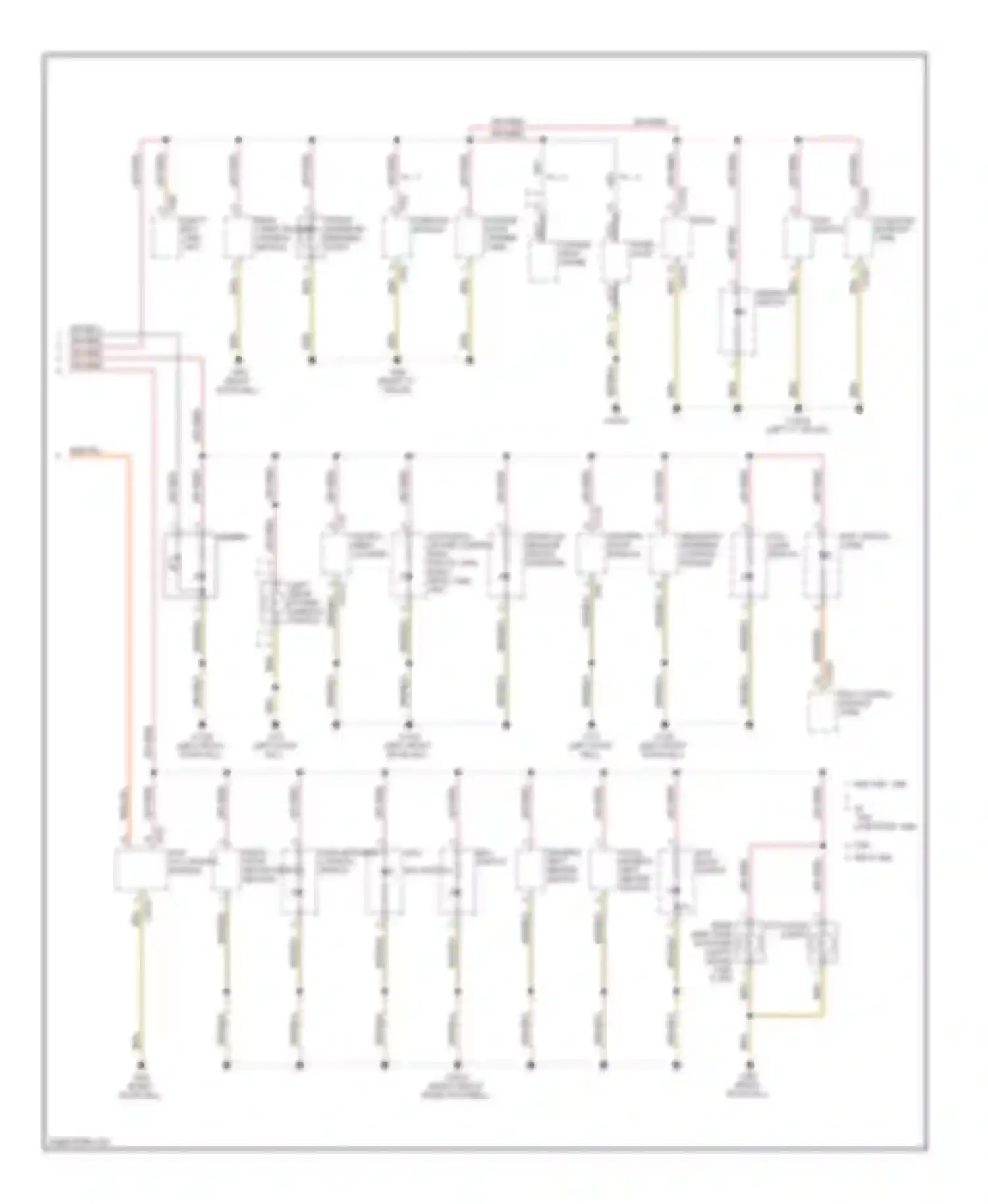 7 series BMW E38 (1994-1998): Instrument illumination circuit (2 of 2)