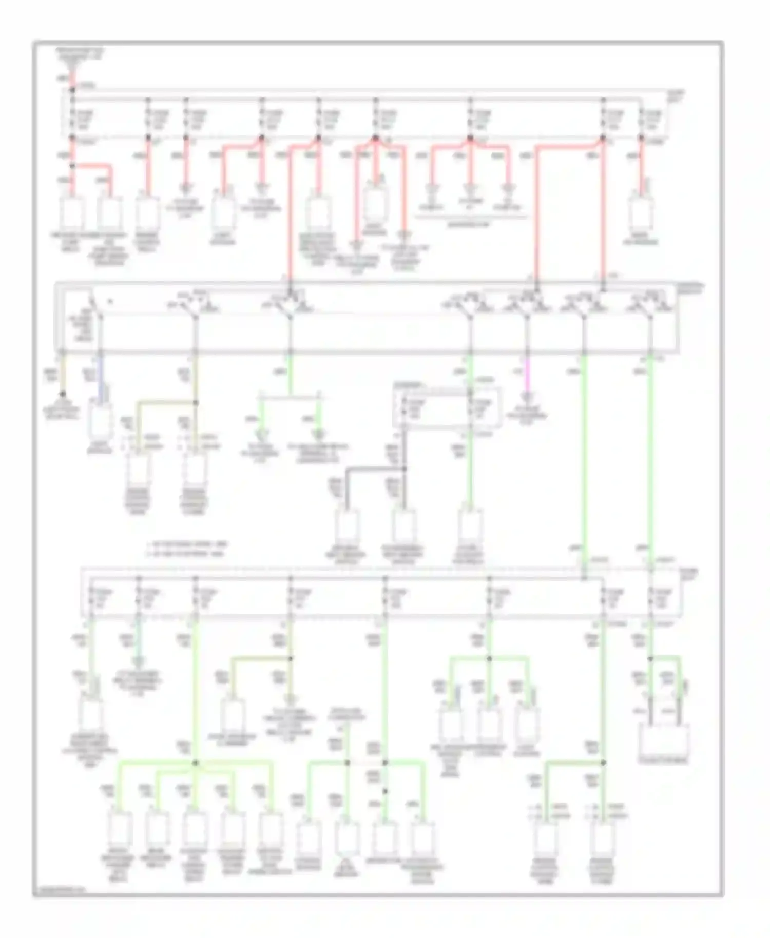 7 series BMW E38 (1994-1998): Power distribution circuit (2 of 6)