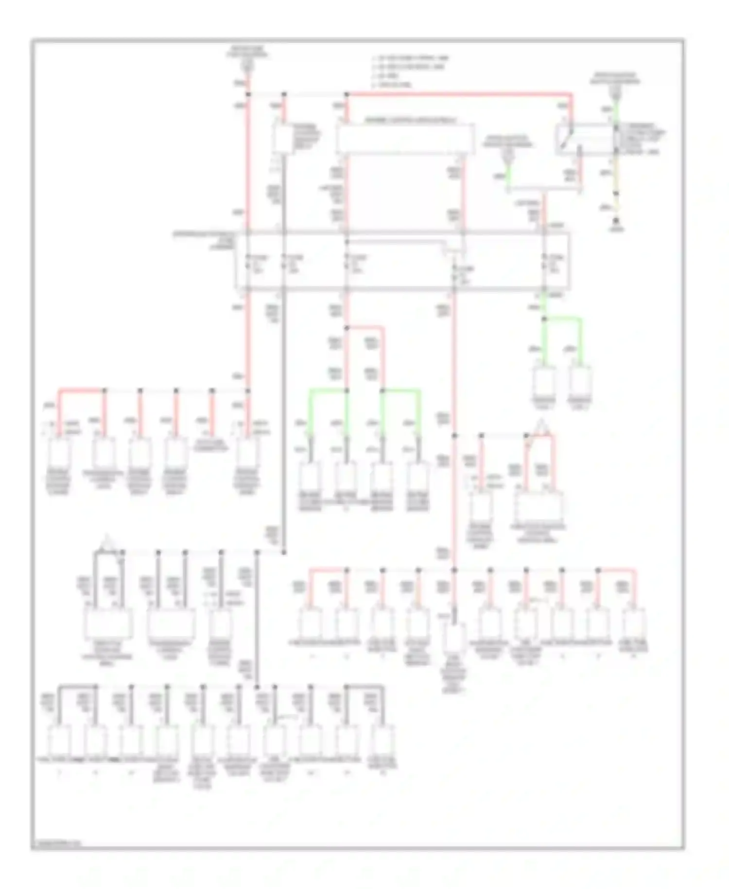 7 series BMW E38 (1994-1998): Power distribution circuit (3 of 6)