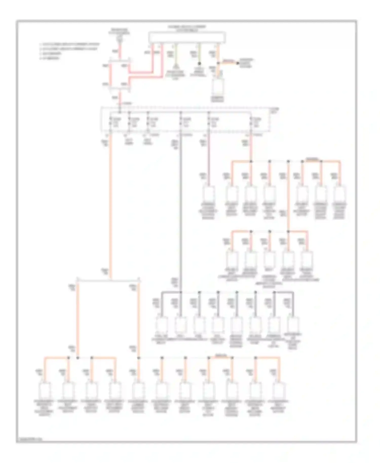 7 series BMW E38 (1994-1998): Power distribution circuit (5 of 6)