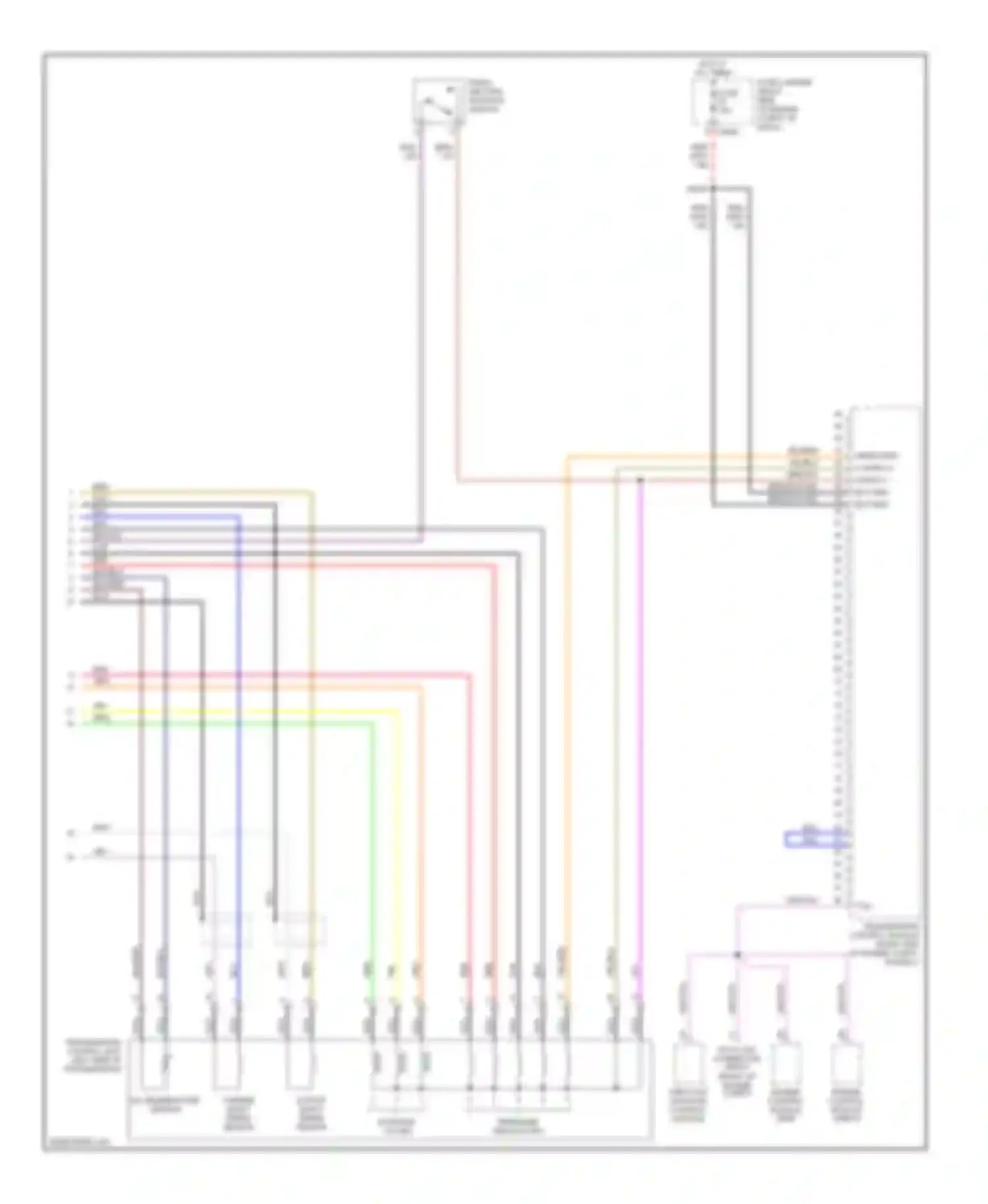 7 series BMW E38 (1994-1998): Transmission circuit (2 of 2)