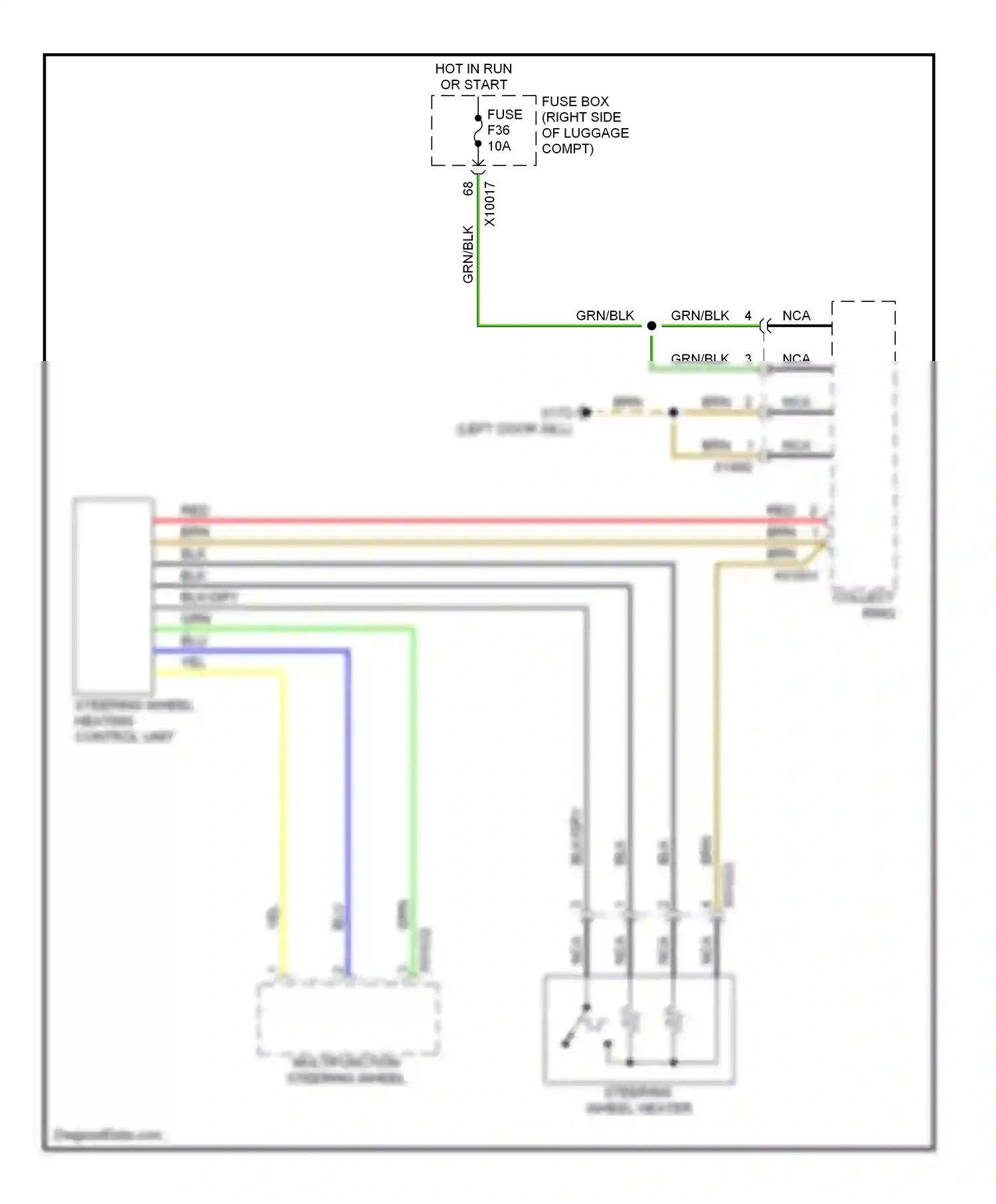 Wiring diagram blu for BMW 7 series E38 (1994-1998) (24 of 38)