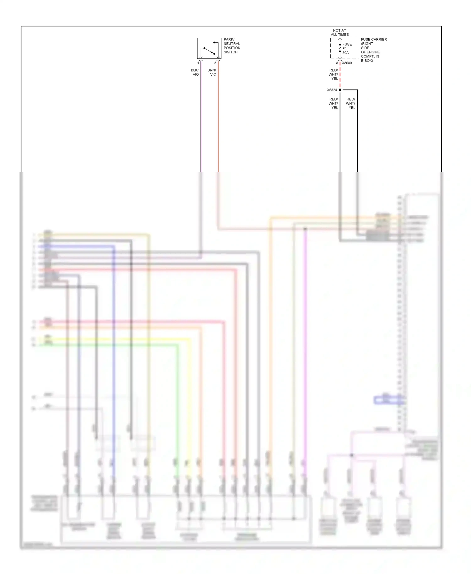 Wiring diagram nca for BMW 7 series E38 (1994-1998) (39 of 53)