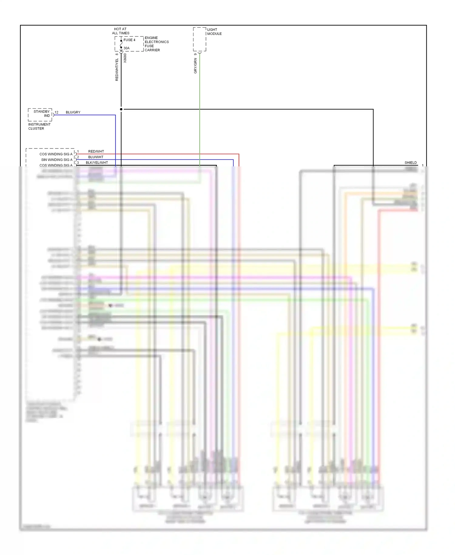 Wiring diagram sensor 2 for BMW 7 series E38 (1994-1998) (1 of 1)