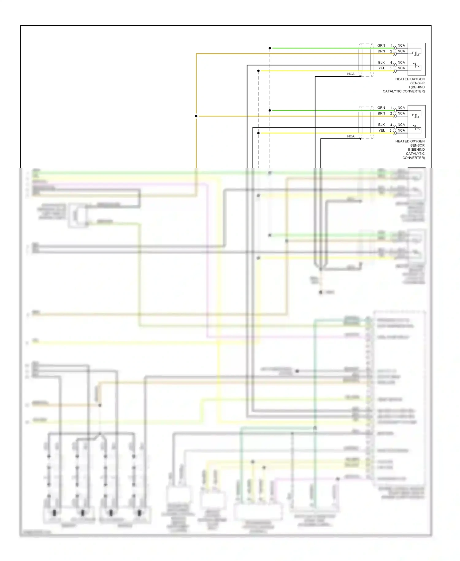 Wiring diagram temp sensor for BMW 7 series E38 (1994-1998) (1 of 1)