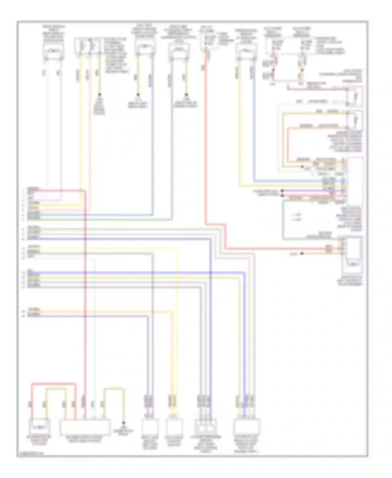 7 series BMW E65/E66 facelift (2005-2008): Automatic a/c circuit, with basic (2 of 2)