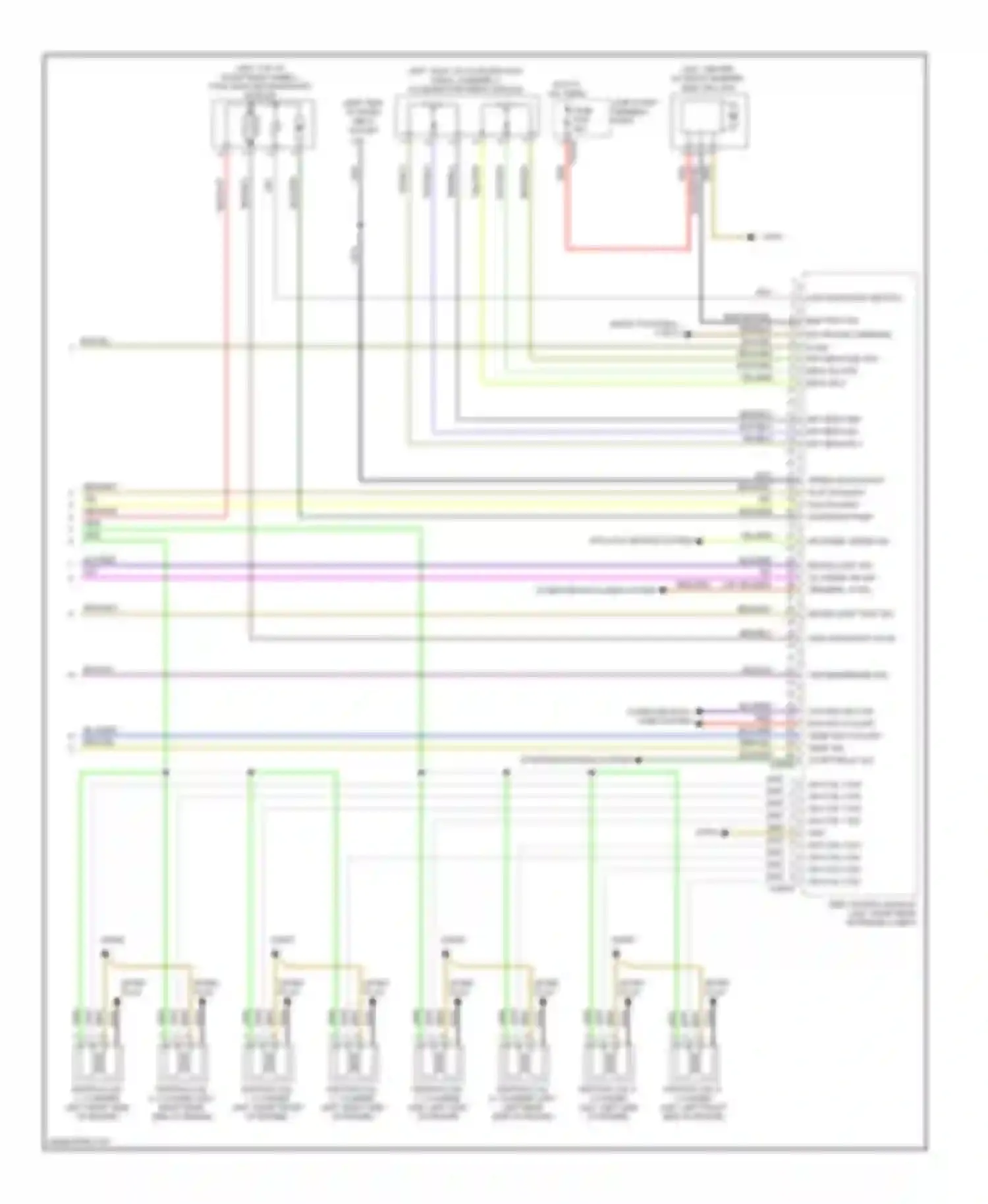 7 series BMW E65/E66 facelift (2005-2008): Wiring diagram engine performance 4.8l (6 of 6)