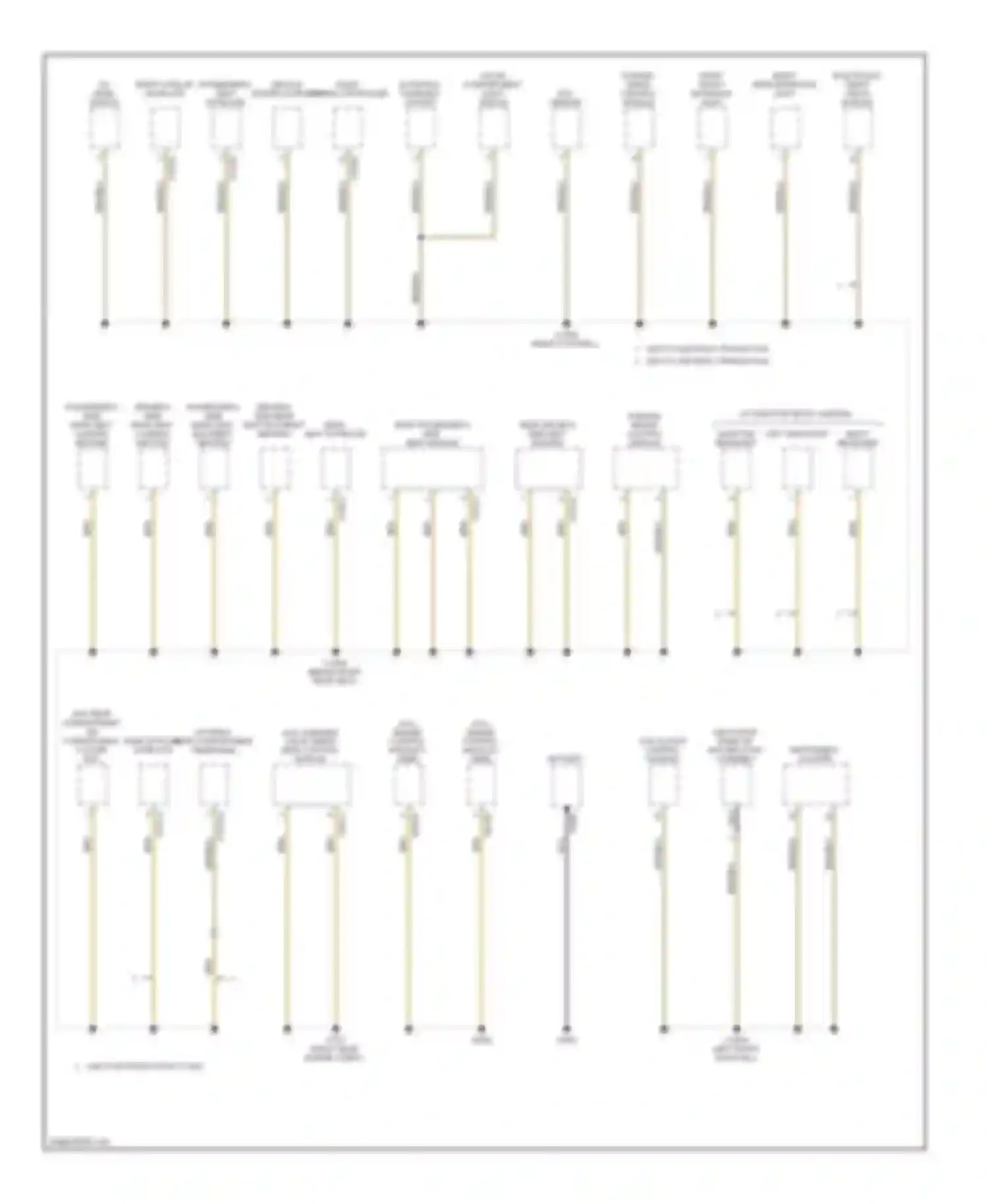 7 series BMW E65/E66 facelift (2005-2008): Ground distribution circuit (4 of 4)