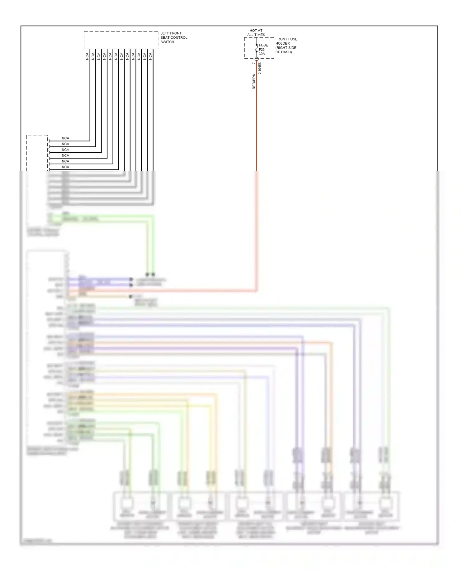 BMW 7 series E65/E66 facelift (2005-2008) blu/brn wiring diagram  (22 of 29)