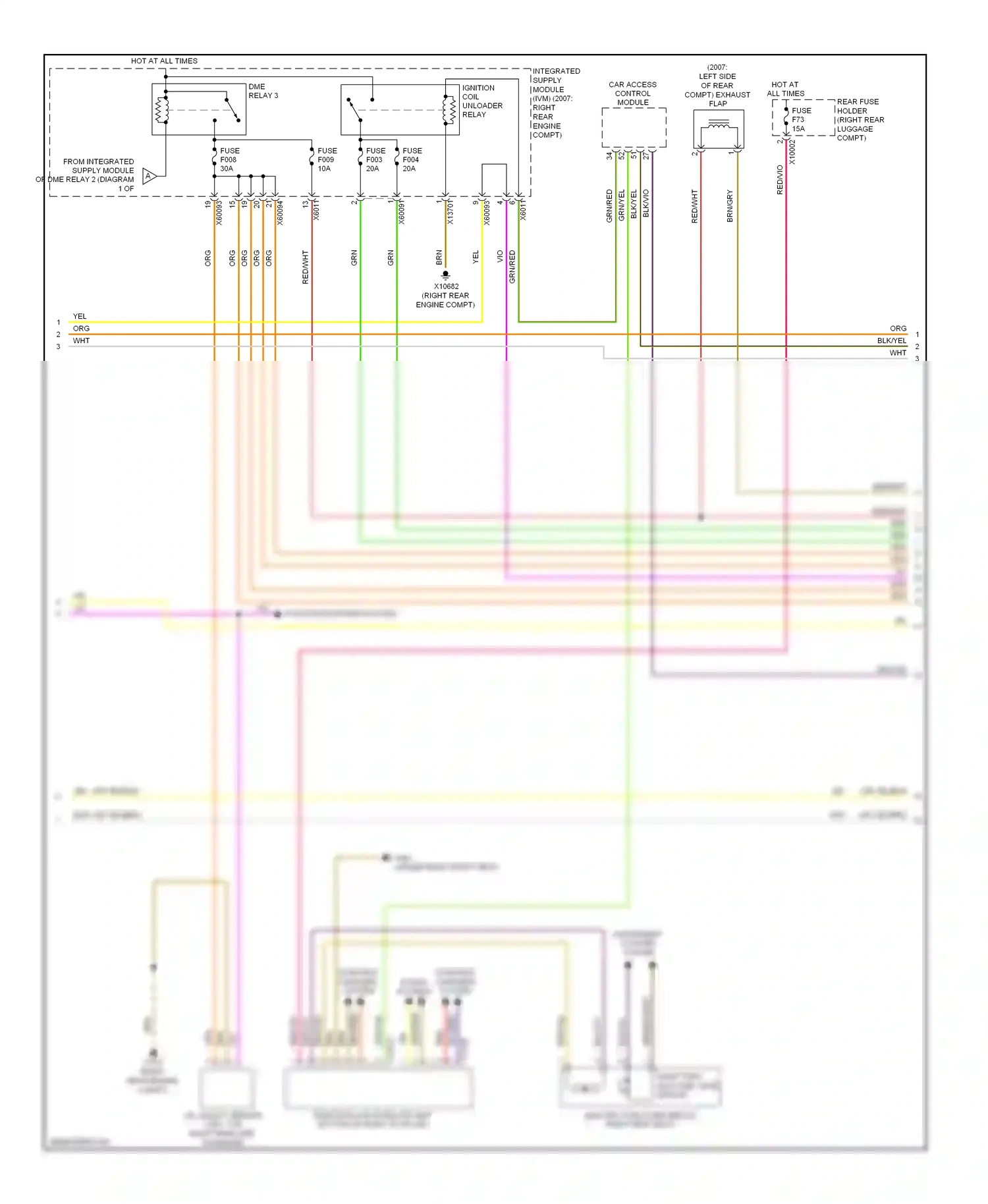 BMW 7 series E65/E66 facelift (2005-2008) blu/red wiring diagram  (18 of 47)