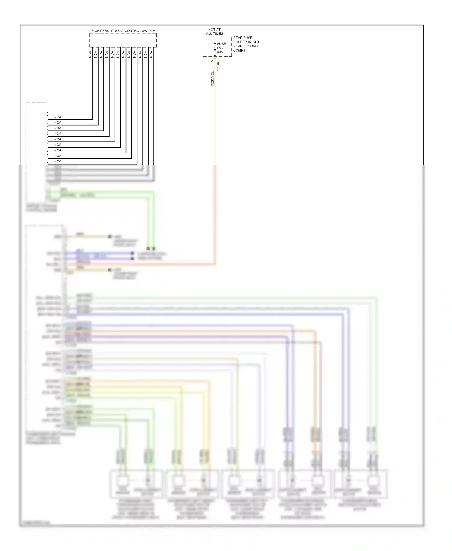 BMW 7 series E65/E66 facelift (2005-2008) blu/vio wiring diagram  (16 of 31)