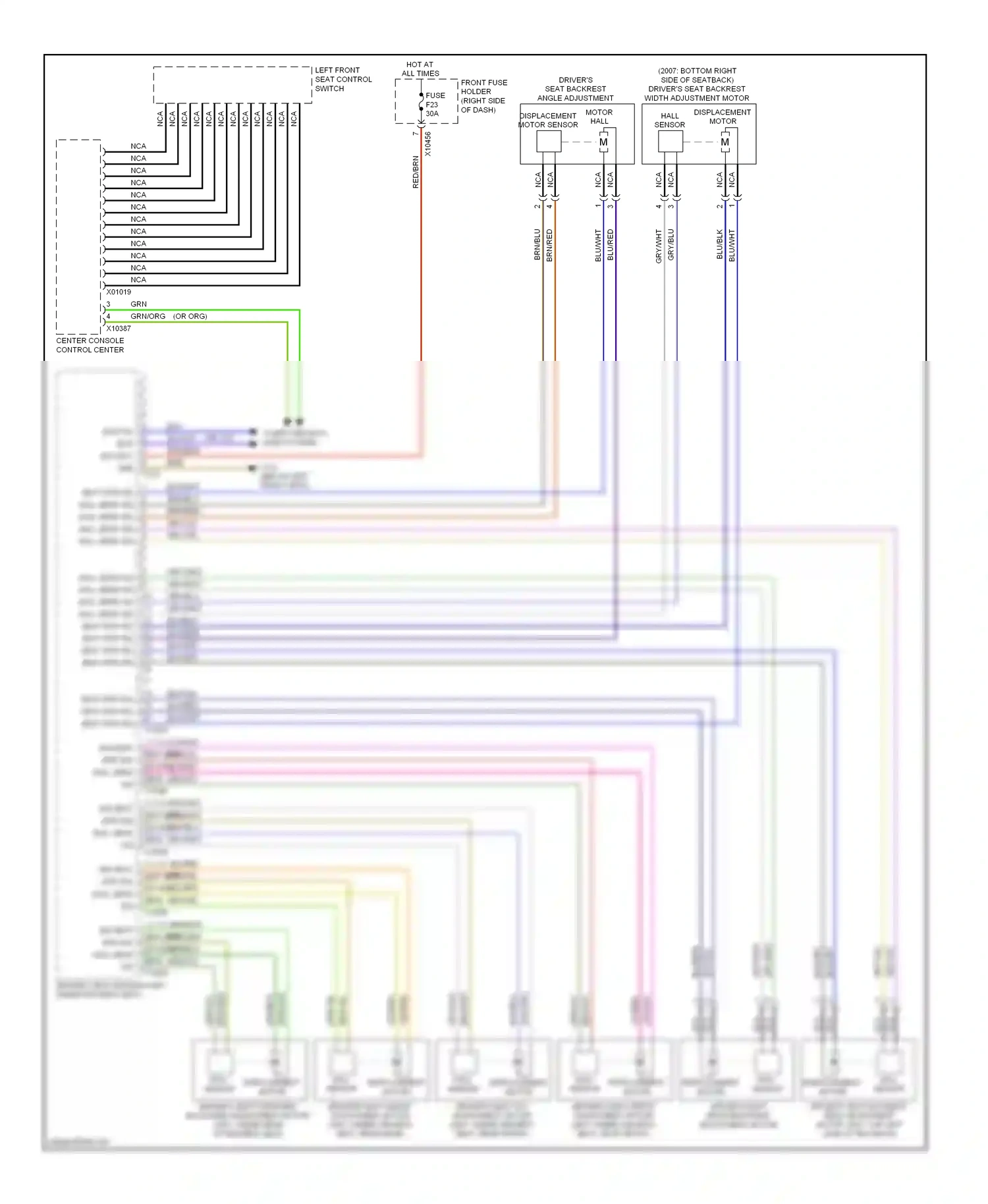 BMW 7 series E65/E66 facelift (2005-2008) computer data lines system wiring diagram  (41 of 89)