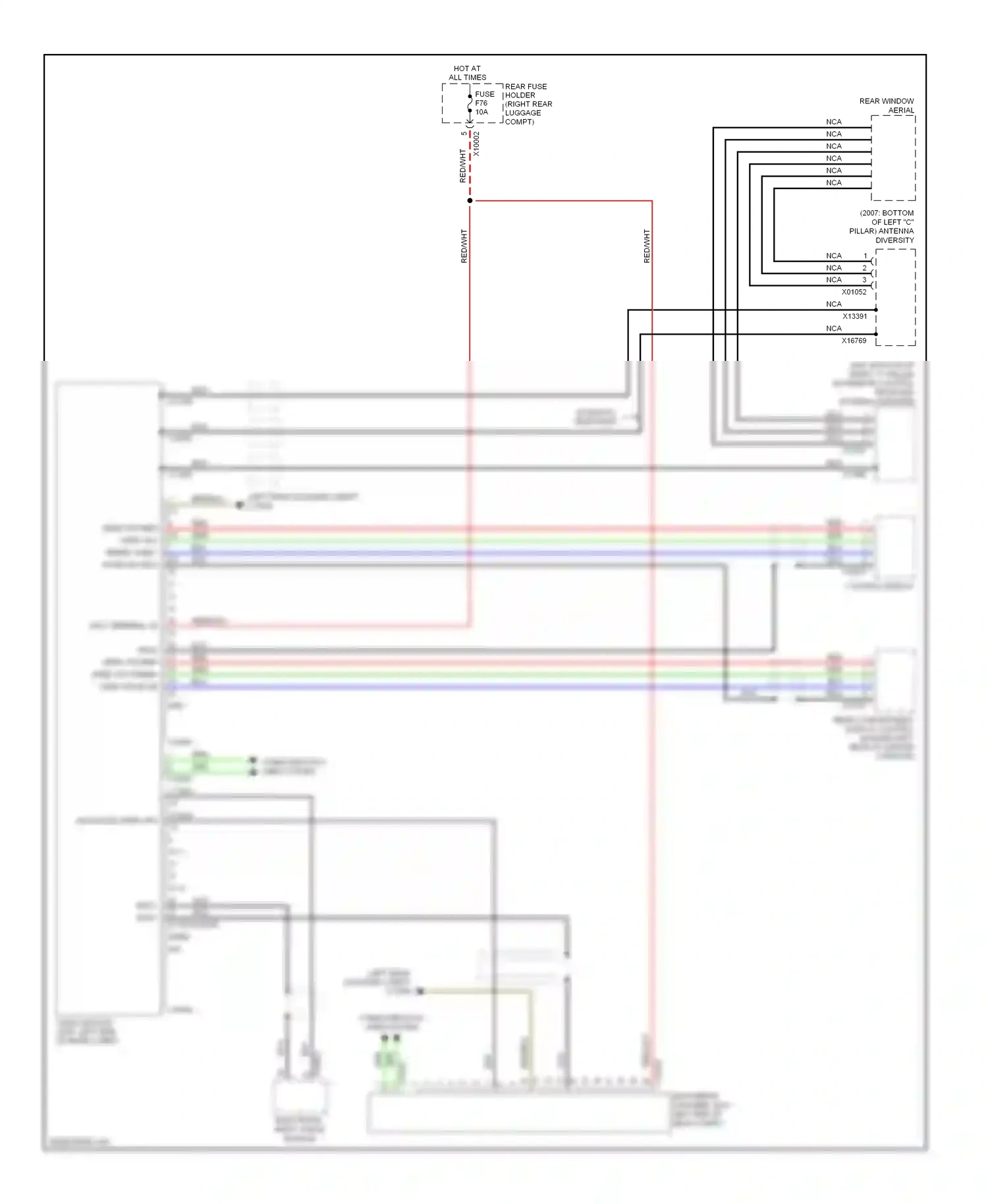 BMW 7 series E65/E66 facelift (2005-2008) computer data lines system wiring diagram  (80 of 89)