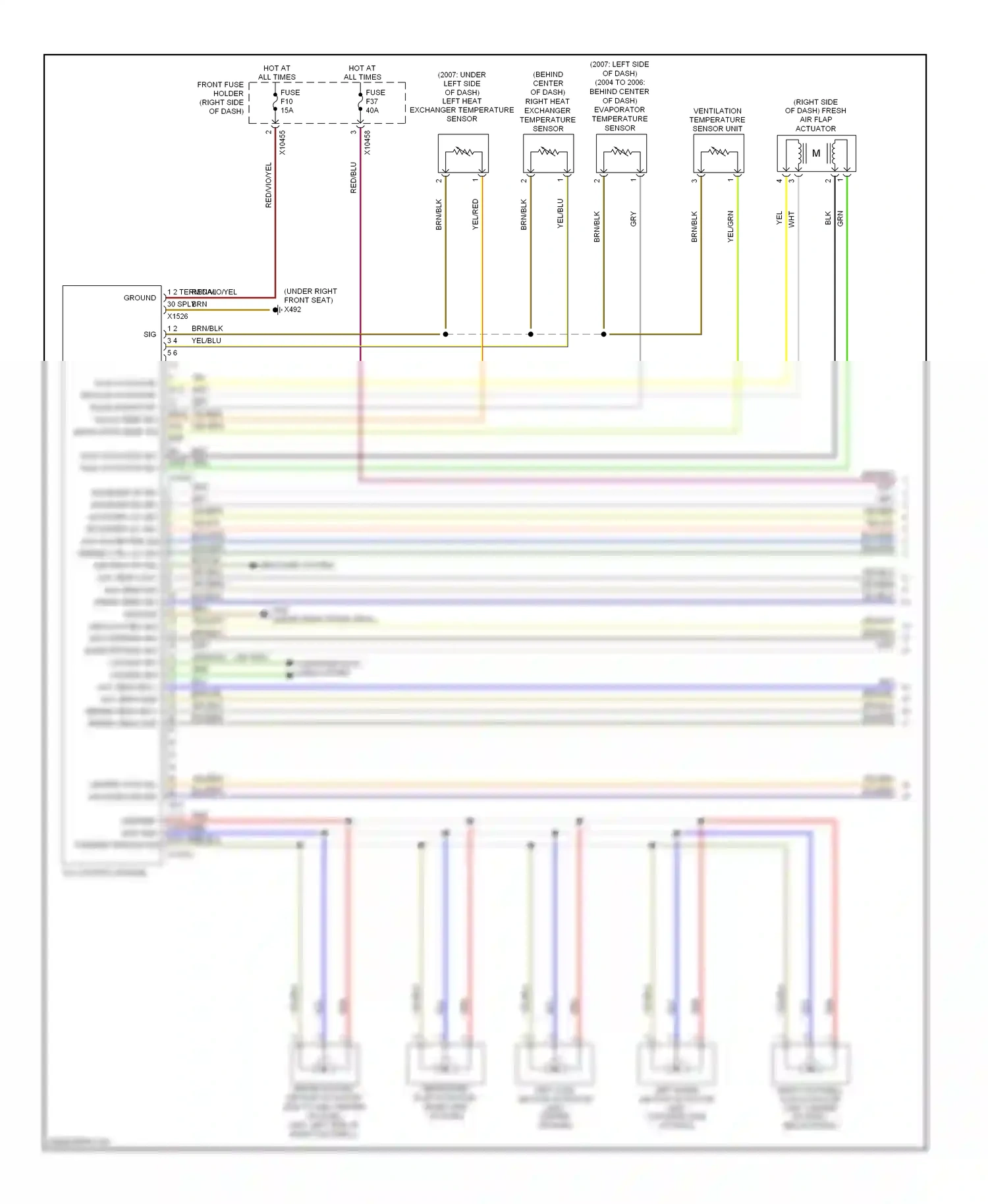 BMW 7 series E65/E66 facelift (2005-2008) computer data lines system wiring diagram  (5 of 89)