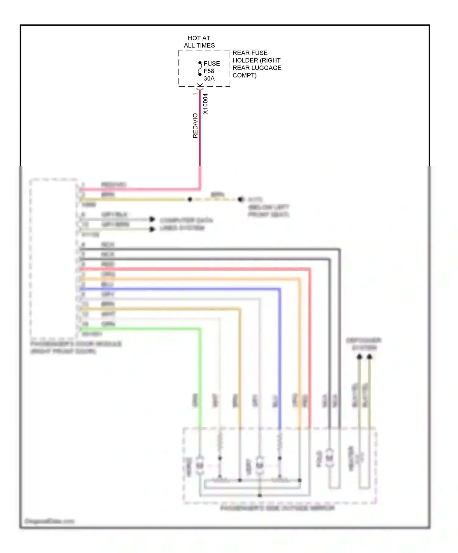 BMW 7 series E65/E66 facelift (2005-2008) computer data lines system wiring diagram  (49 of 89)