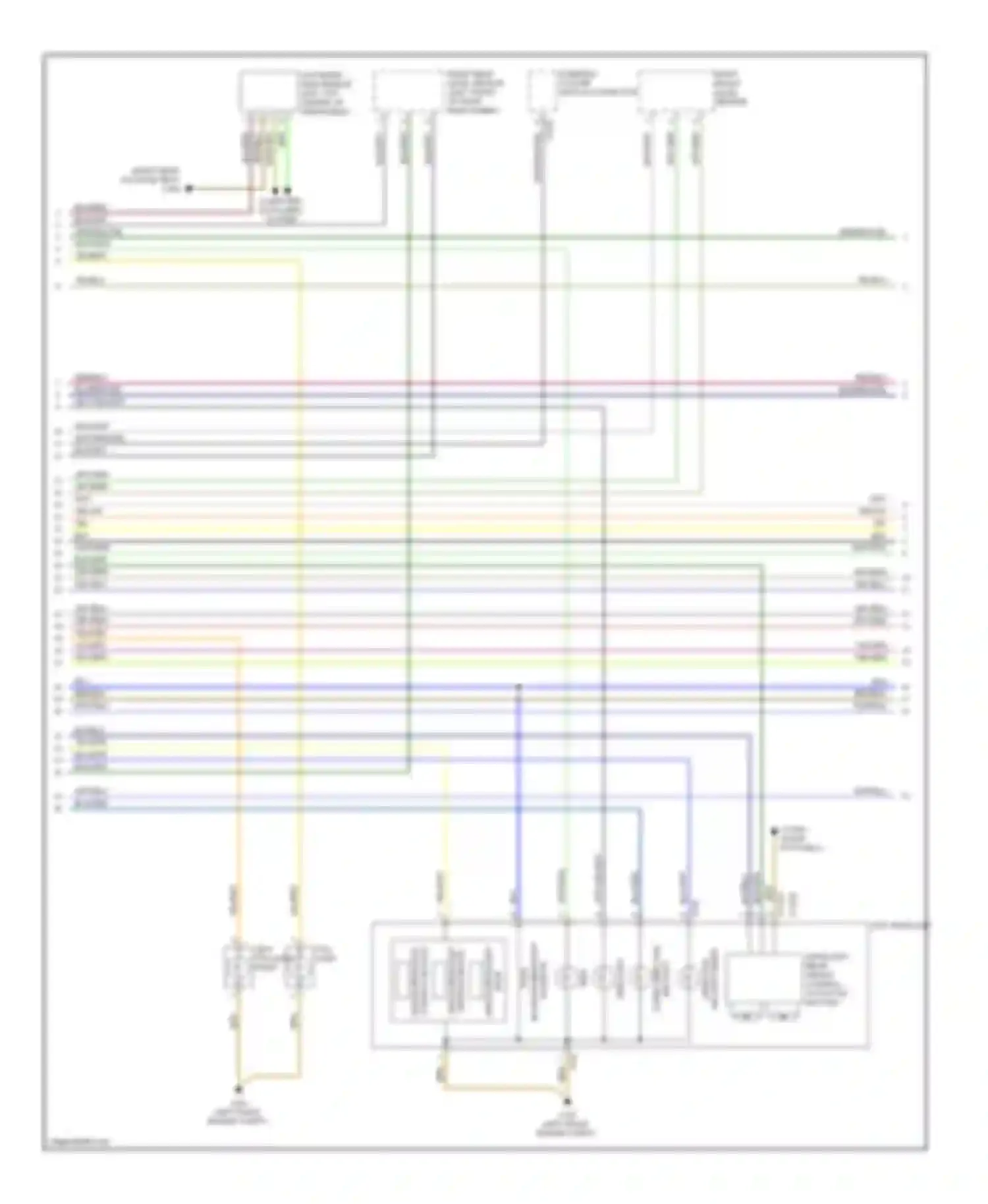 Wiring diagram outer direction ind light for BMW 7 series E65/E66 facelift (2005-2008) (1 of 5)