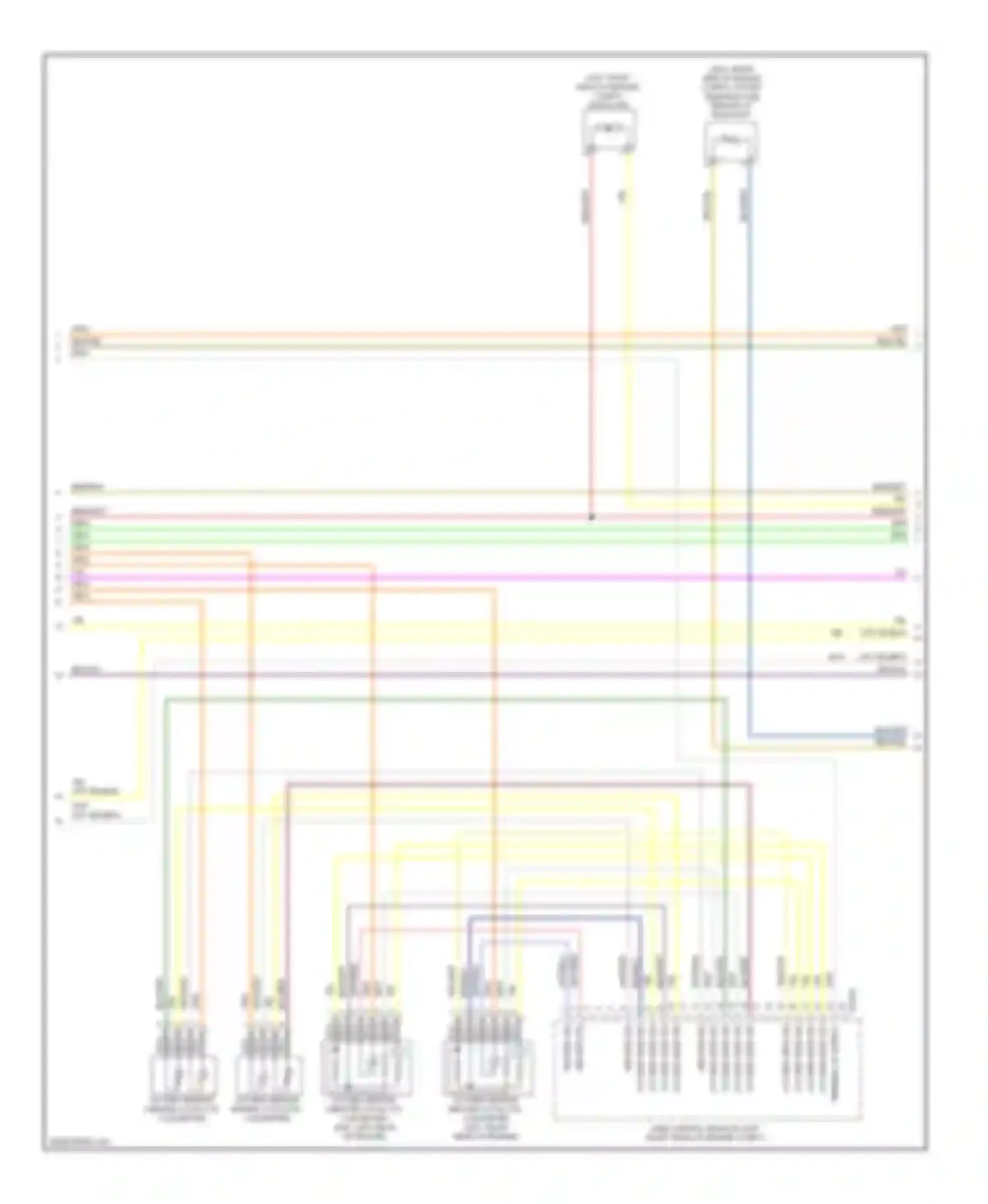 Wiring diagram oxygen sensor 2 behind catalytic converter for BMW 7 series E65/E66 facelift (2005-2008) (1 of 1)