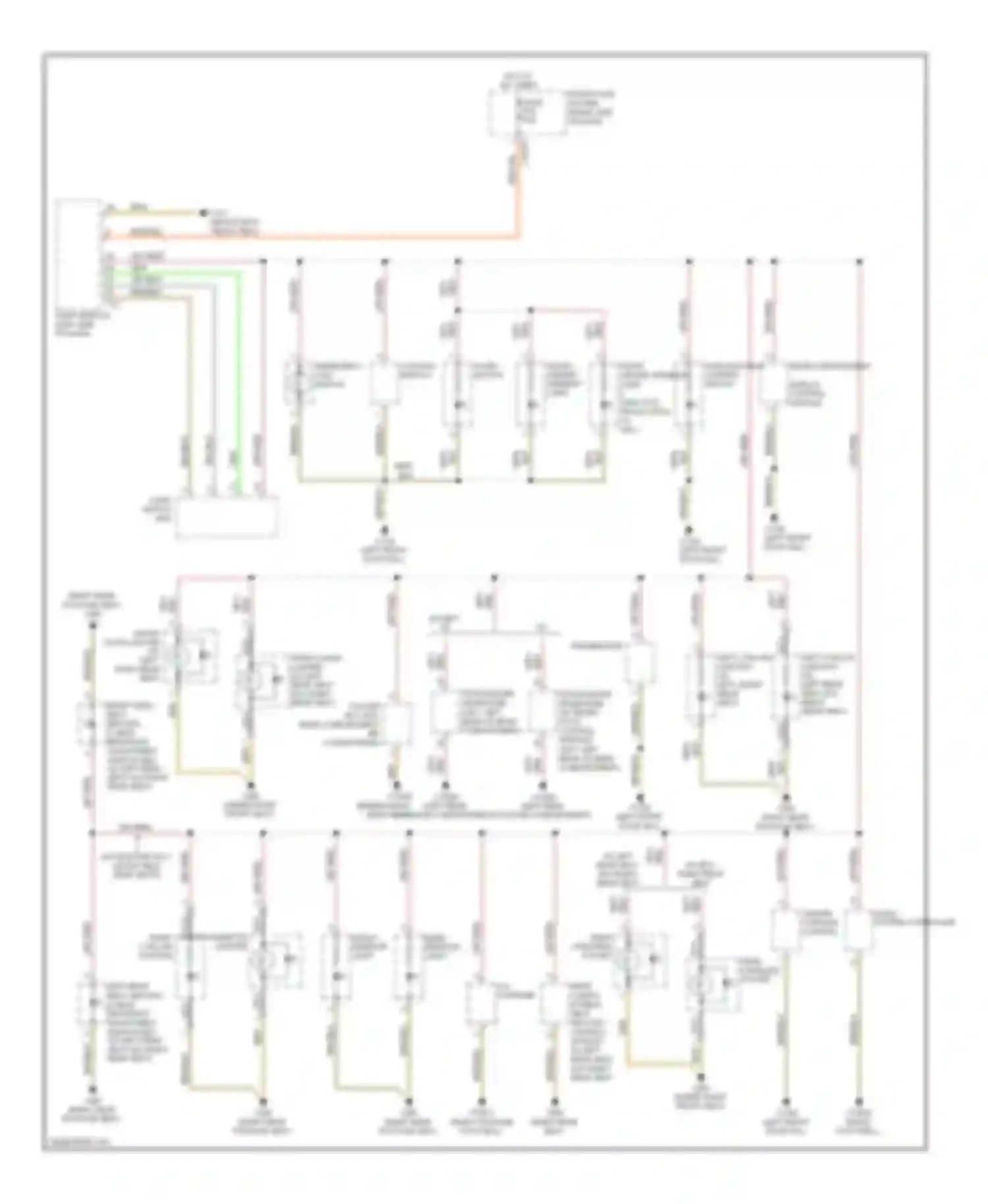 Wiring diagram rear charging socket for BMW 7 series E65/E66 facelift (2005-2008) (1 of 2)