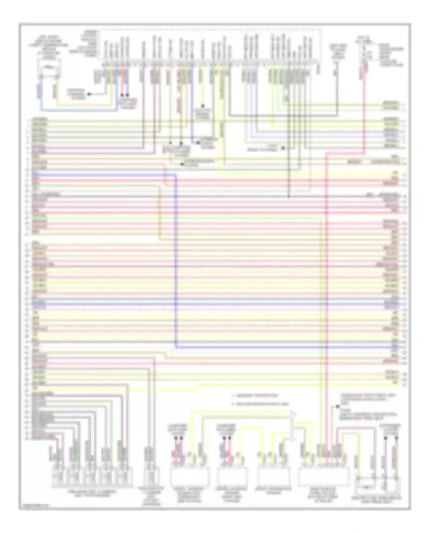 Wiring diagram safety information module for BMW 7 series E65/E66 facelift (2005-2008) (1 of 1)