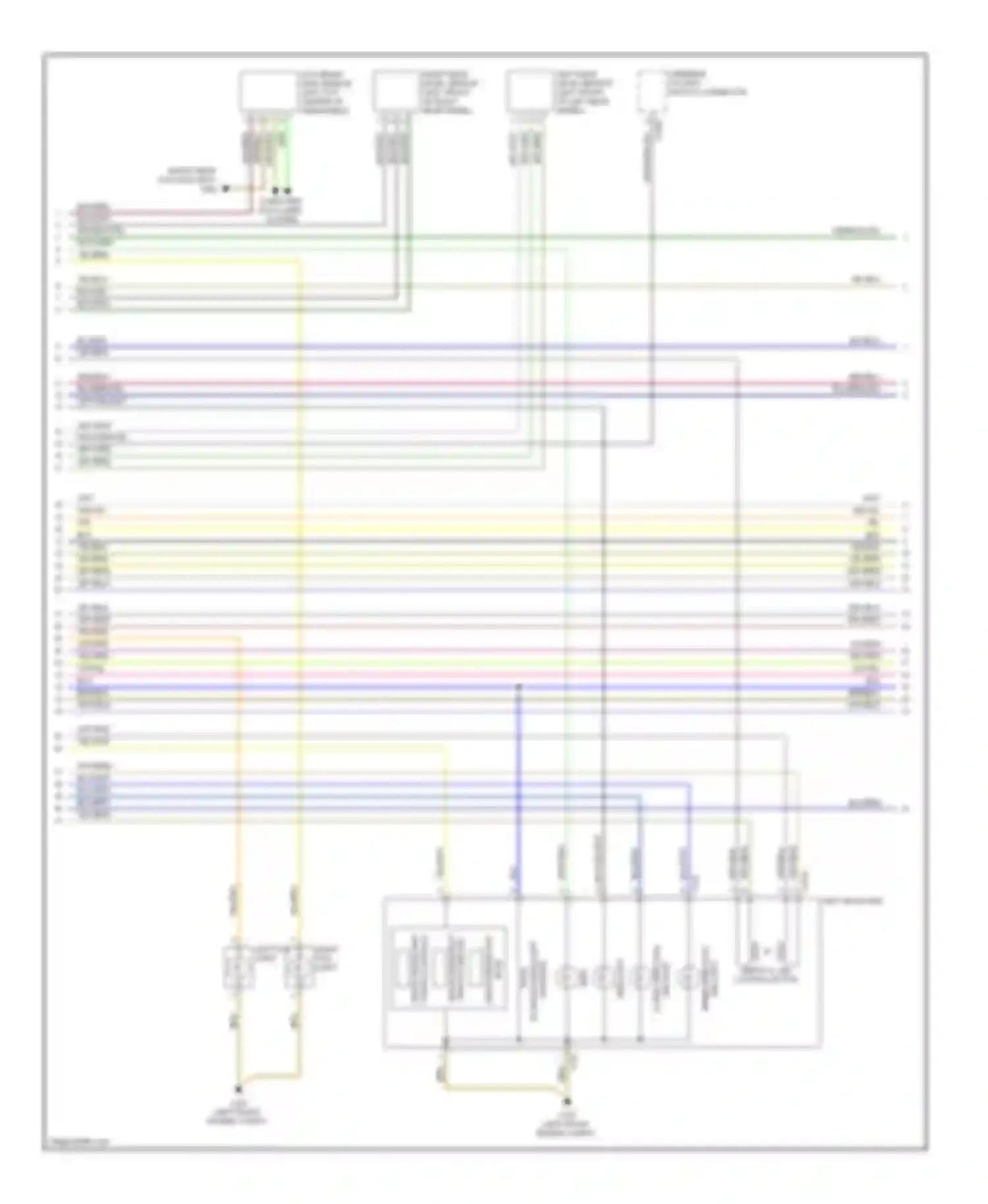 Wiring diagram vertical aim control motor for BMW 7 series E65/E66 facelift (2005-2008) (7 of 8)