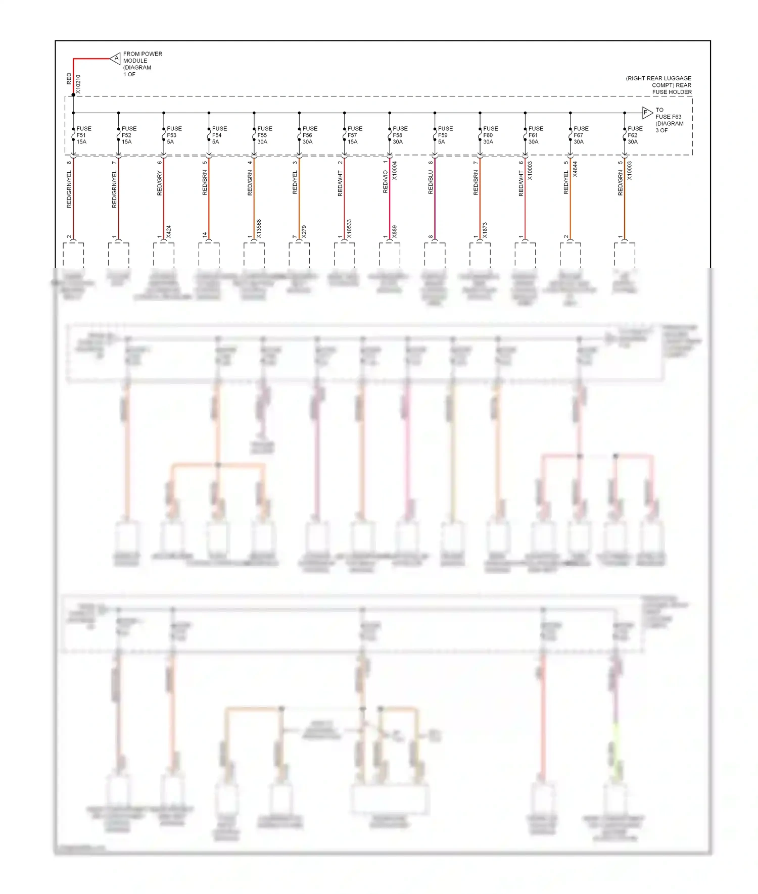 BMW 7 series E65/E66 facelift (2005-2008) voice input control module wiring diagram  (2 of 3)