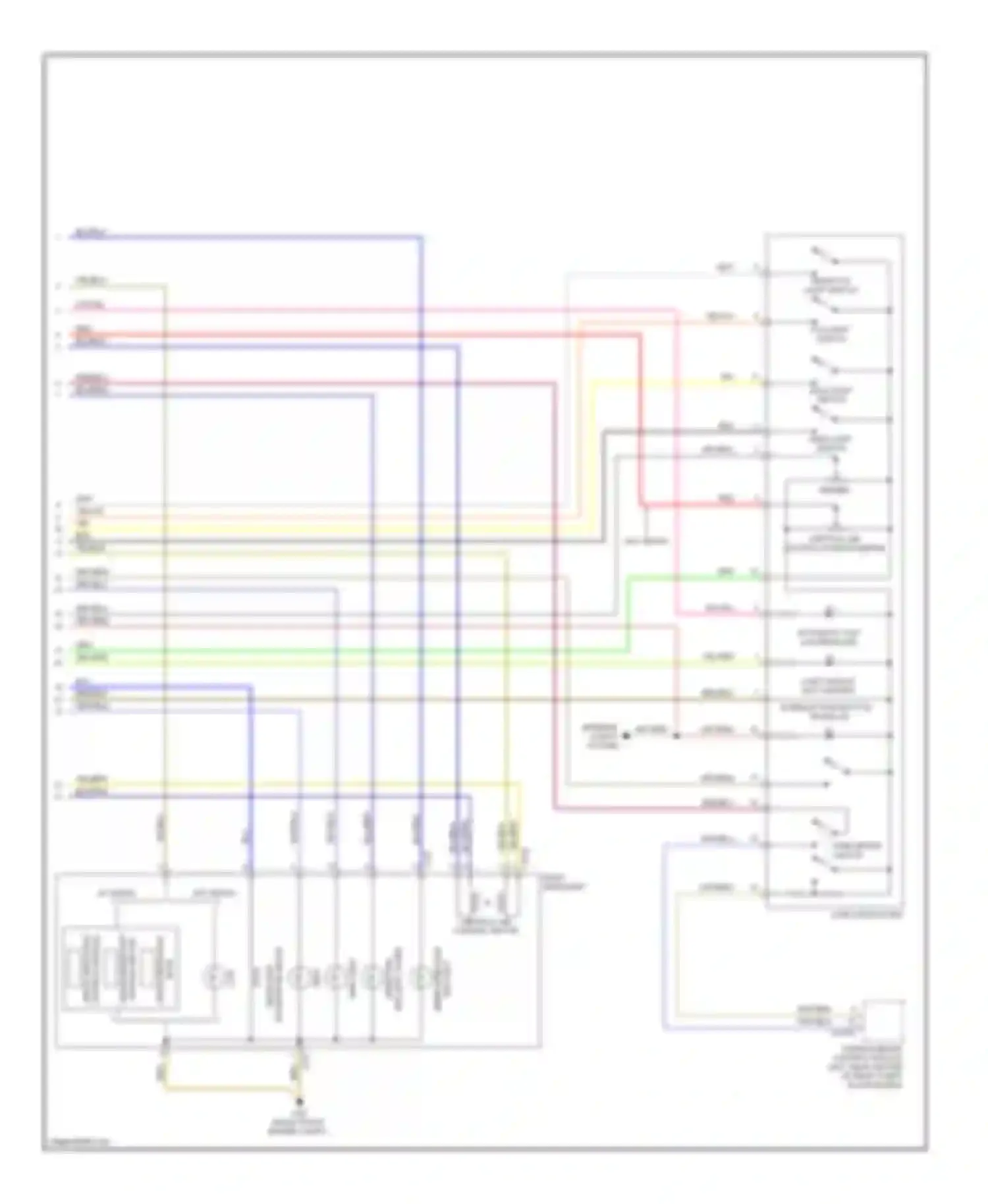 Wiring diagram xenon headlight ignition device for BMW 7 series E65/E66 facelift (2005-2008) (10 of 10)