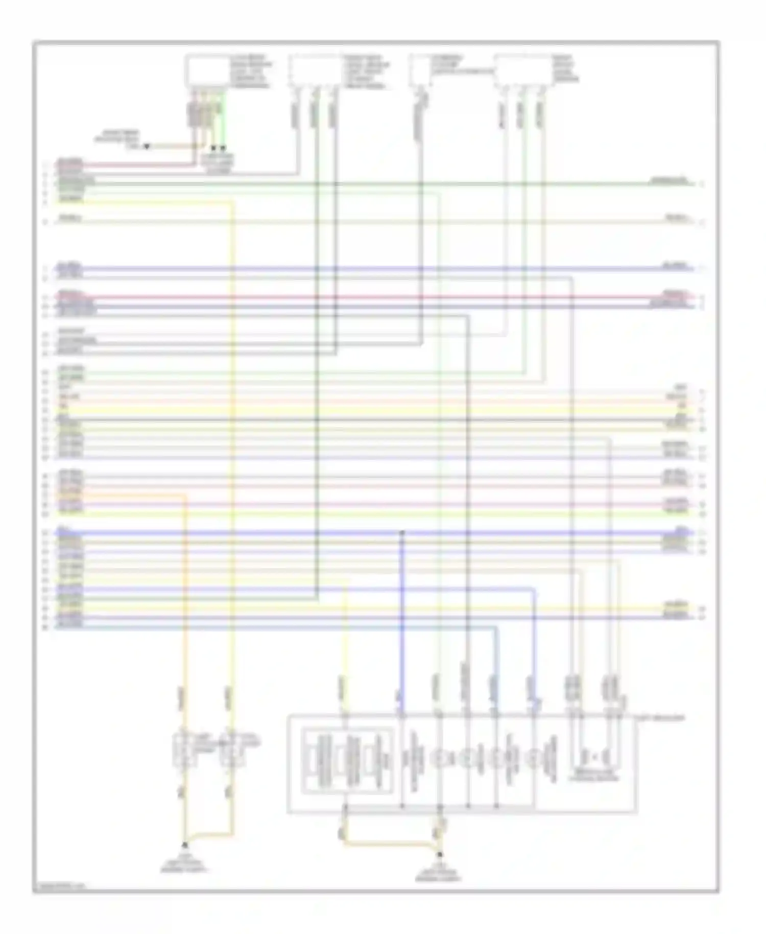 Wiring diagram yel/blk for BMW 7 series E65/E66 facelift (2005-2008) (3 of 37)