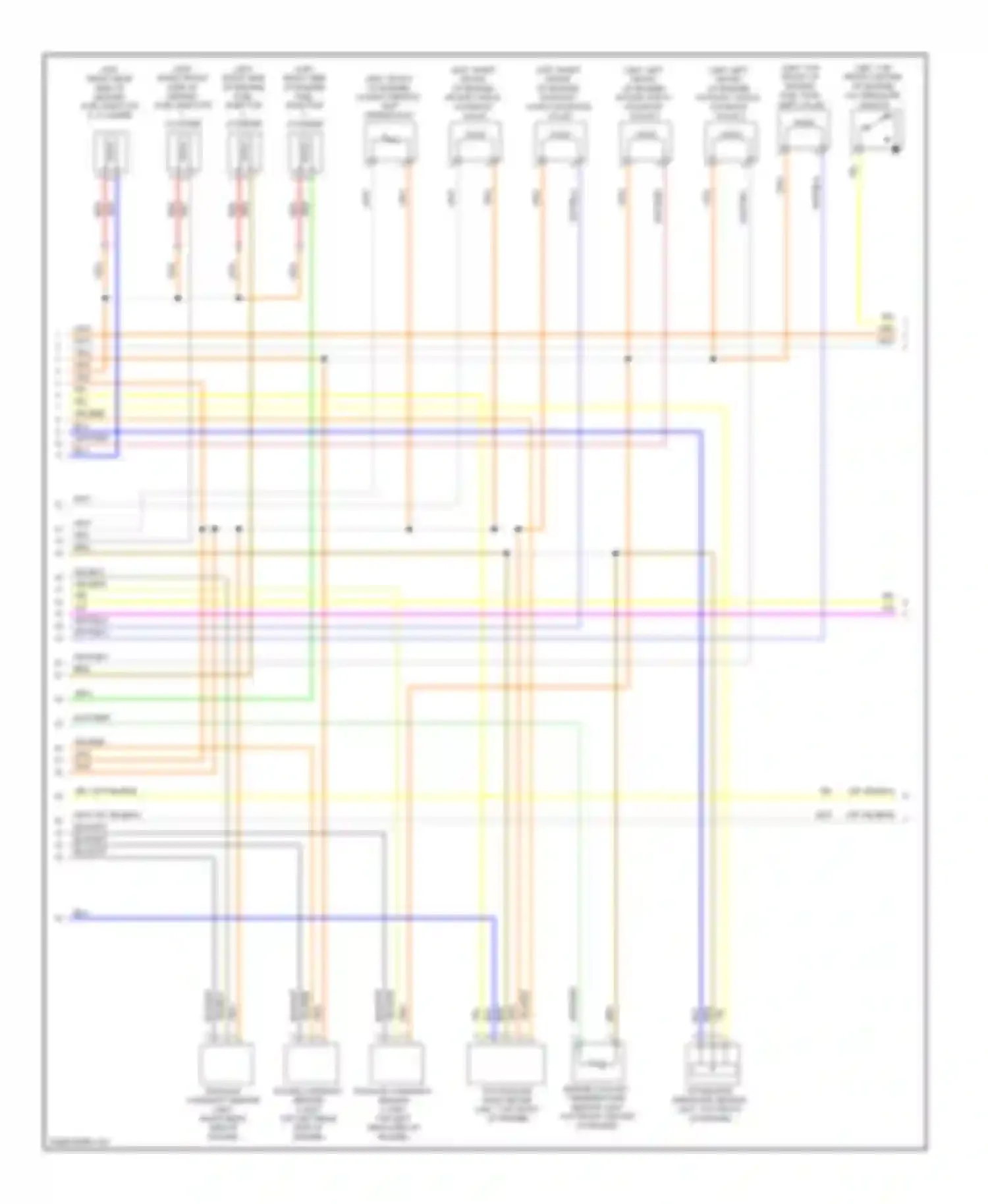 Wiring diagram yel/wht for BMW 7 series E65/E66 facelift (2005-2008) (10 of 40)