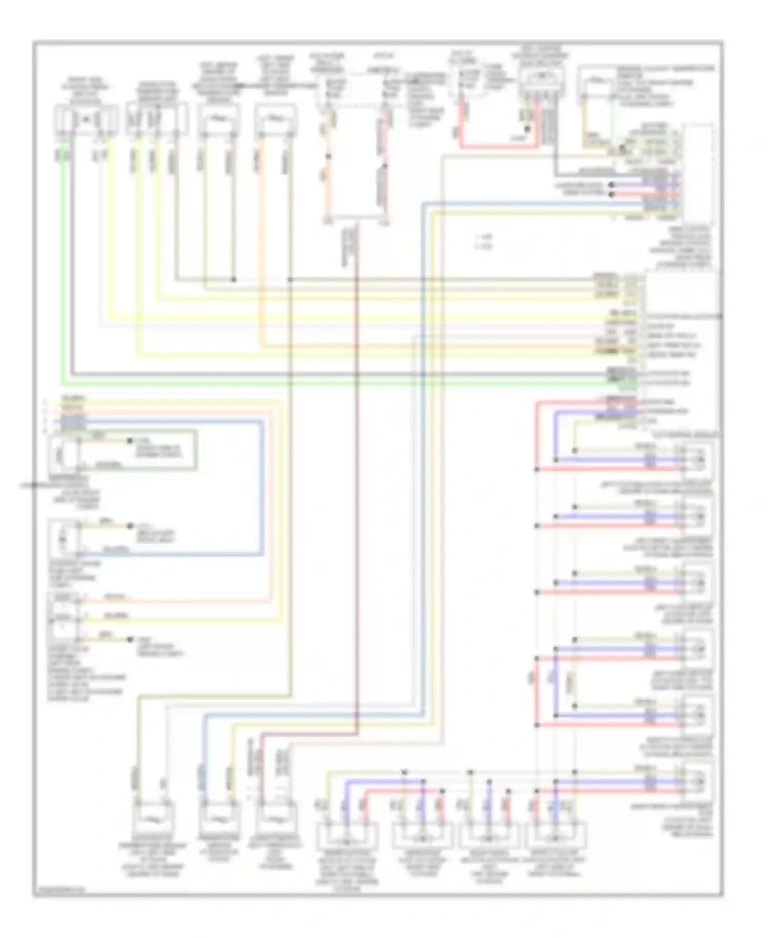 7 series BMW E65/E66 (2001-2005): Automatic a/c circuit, without basic (2 of 2)