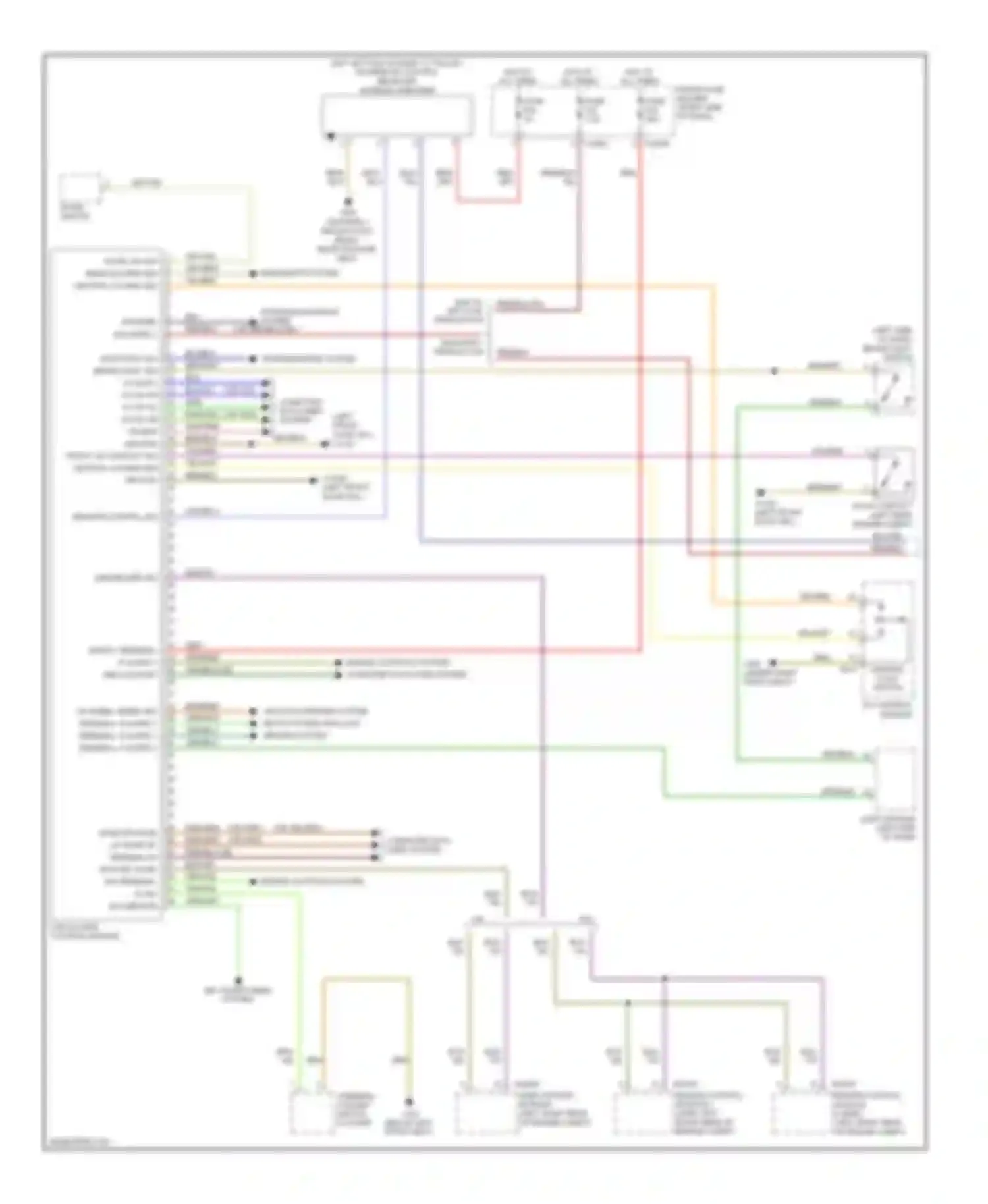 7 series BMW E65/E66 (2001-2005): Anti-theft circuit (1 of 3)