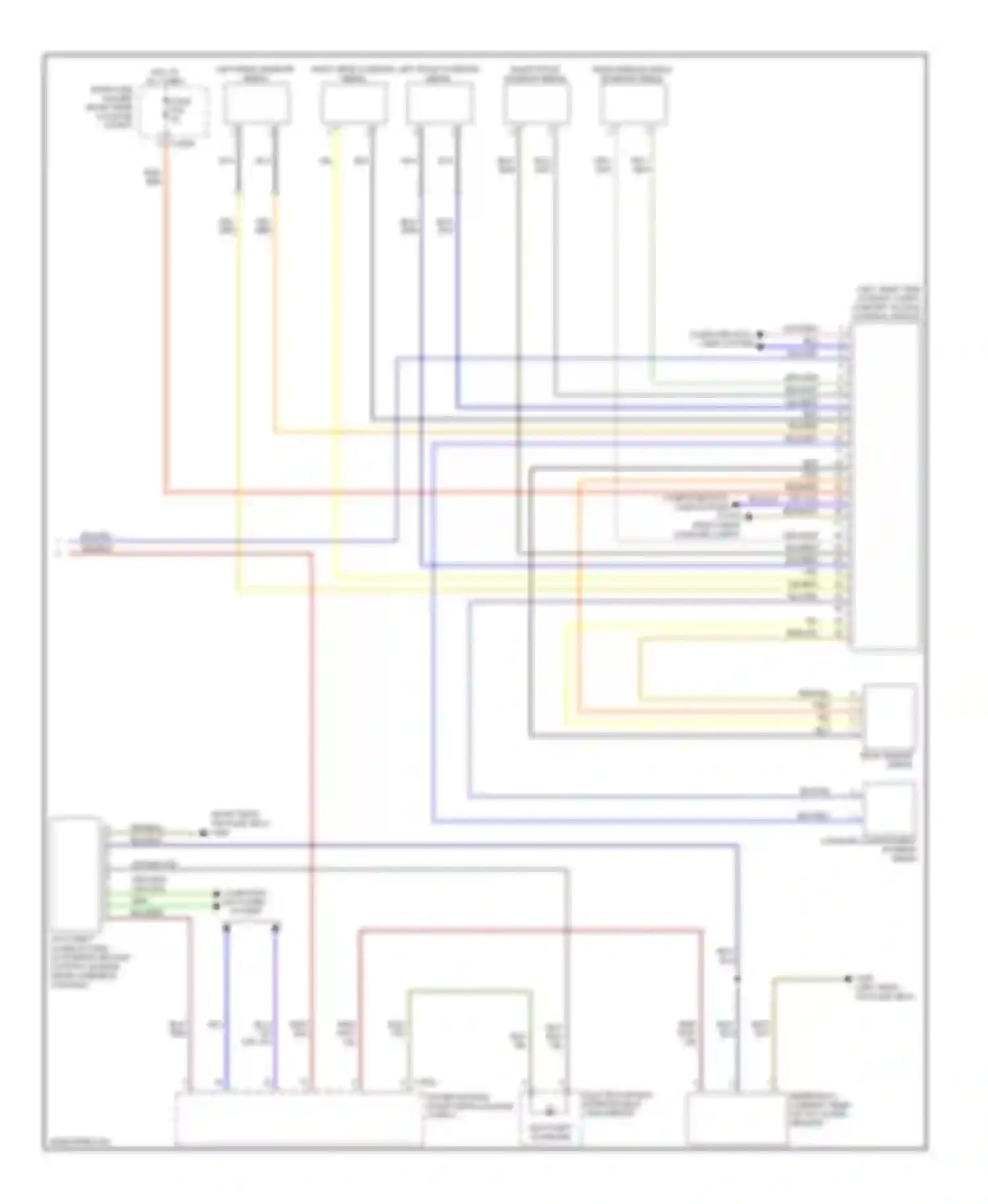 7 series BMW E65/E66 (2001-2005): Anti-theft circuit (3 of 3)