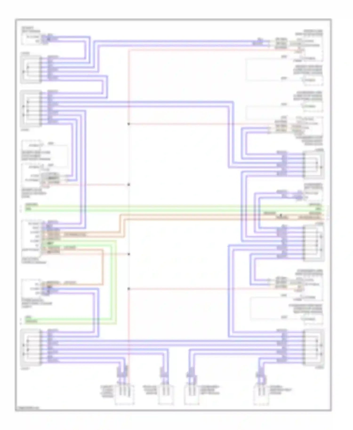 7 series BMW E65/E66 (2001-2005): High/low bus circuit (2 of 3)