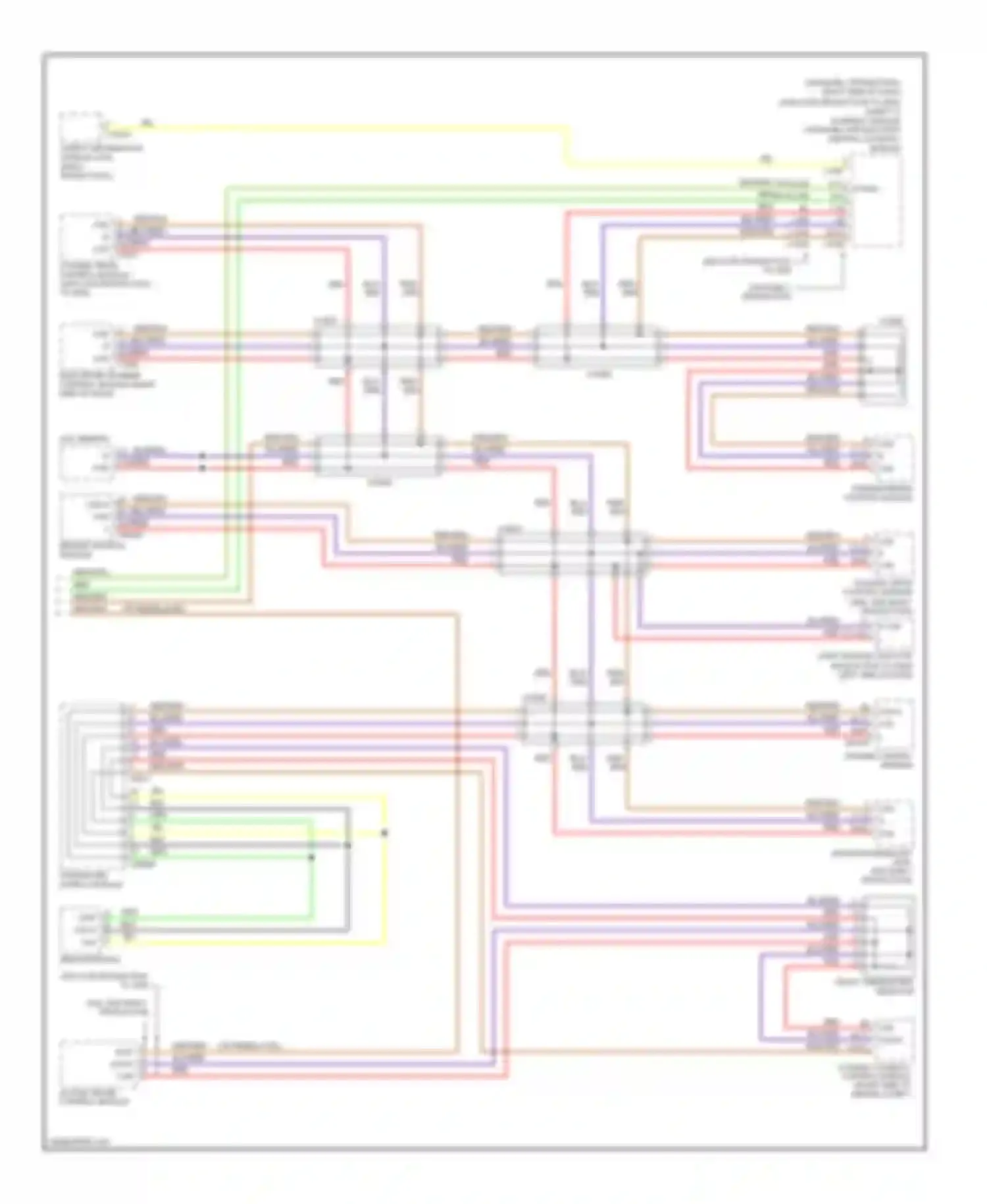 7 series BMW E65/E66 (2001-2005): High/low bus circuit (3 of 3)