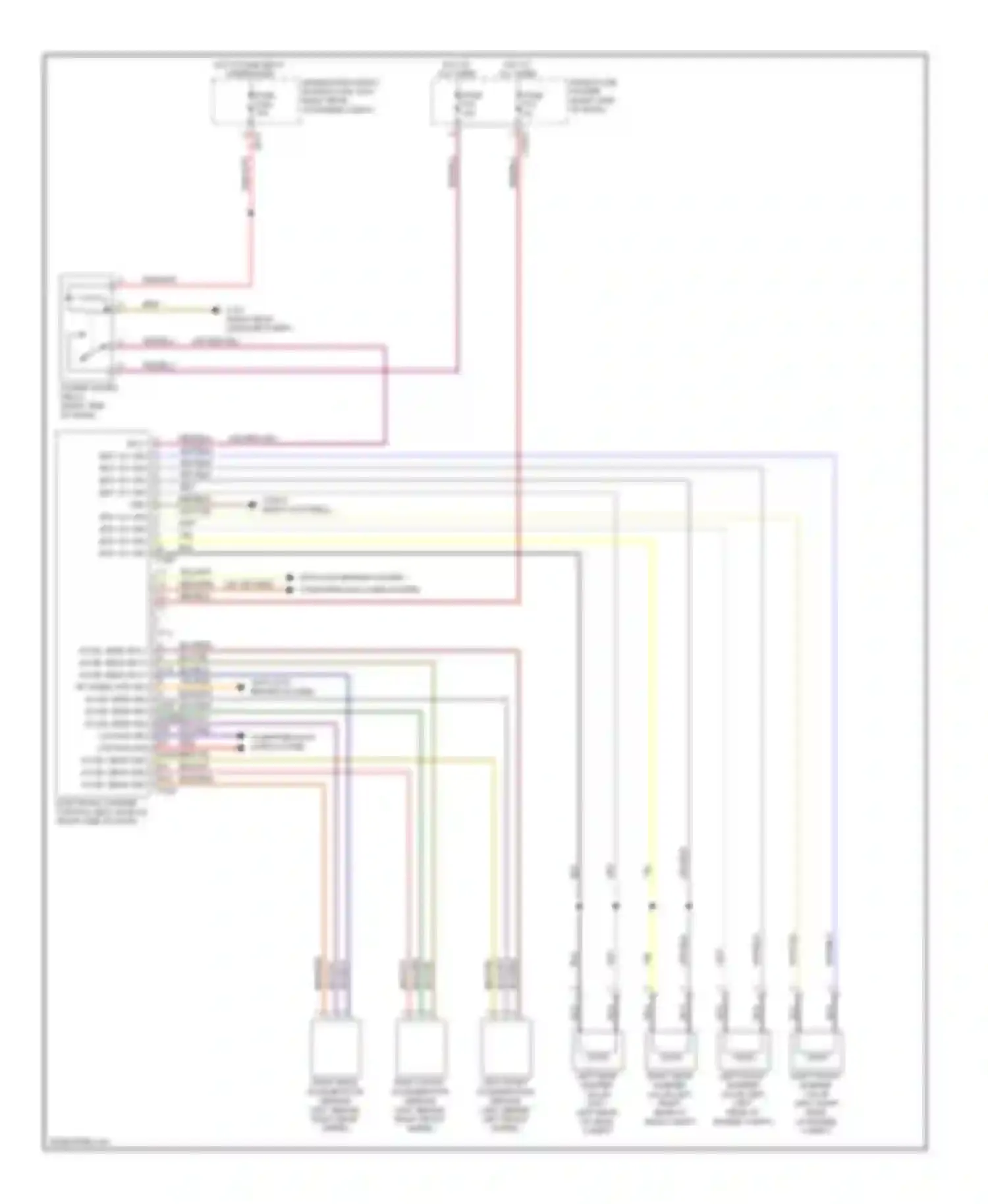 7 series BMW E65/E66 (2001-2005): Electronic air suspension circuit
