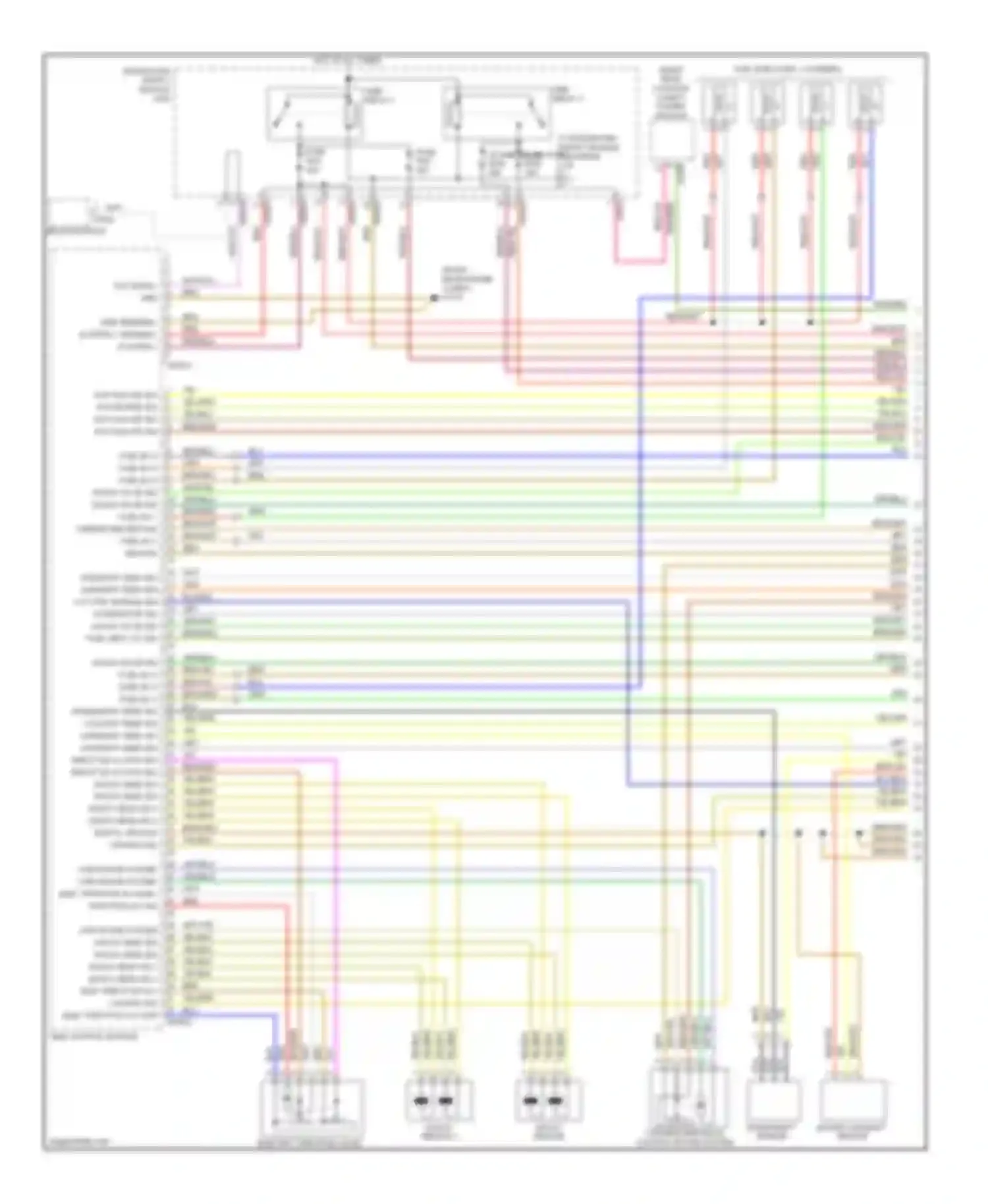 7 series BMW E65/E66 (2001-2005): Wiring diagram engine performance 4.4l (1 of 6)