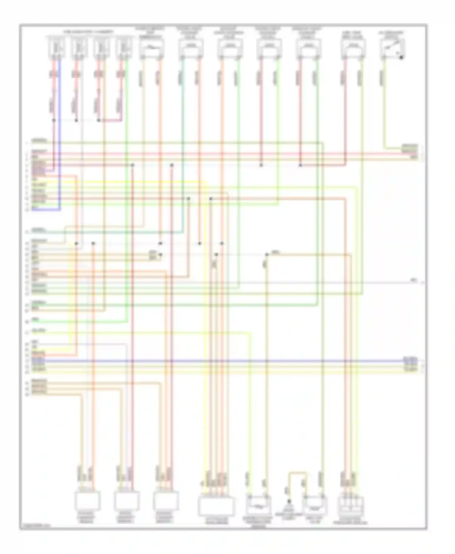 7 series BMW E65/E66 (2001-2005): Wiring diagram engine performance 4.4l (2 of 6)