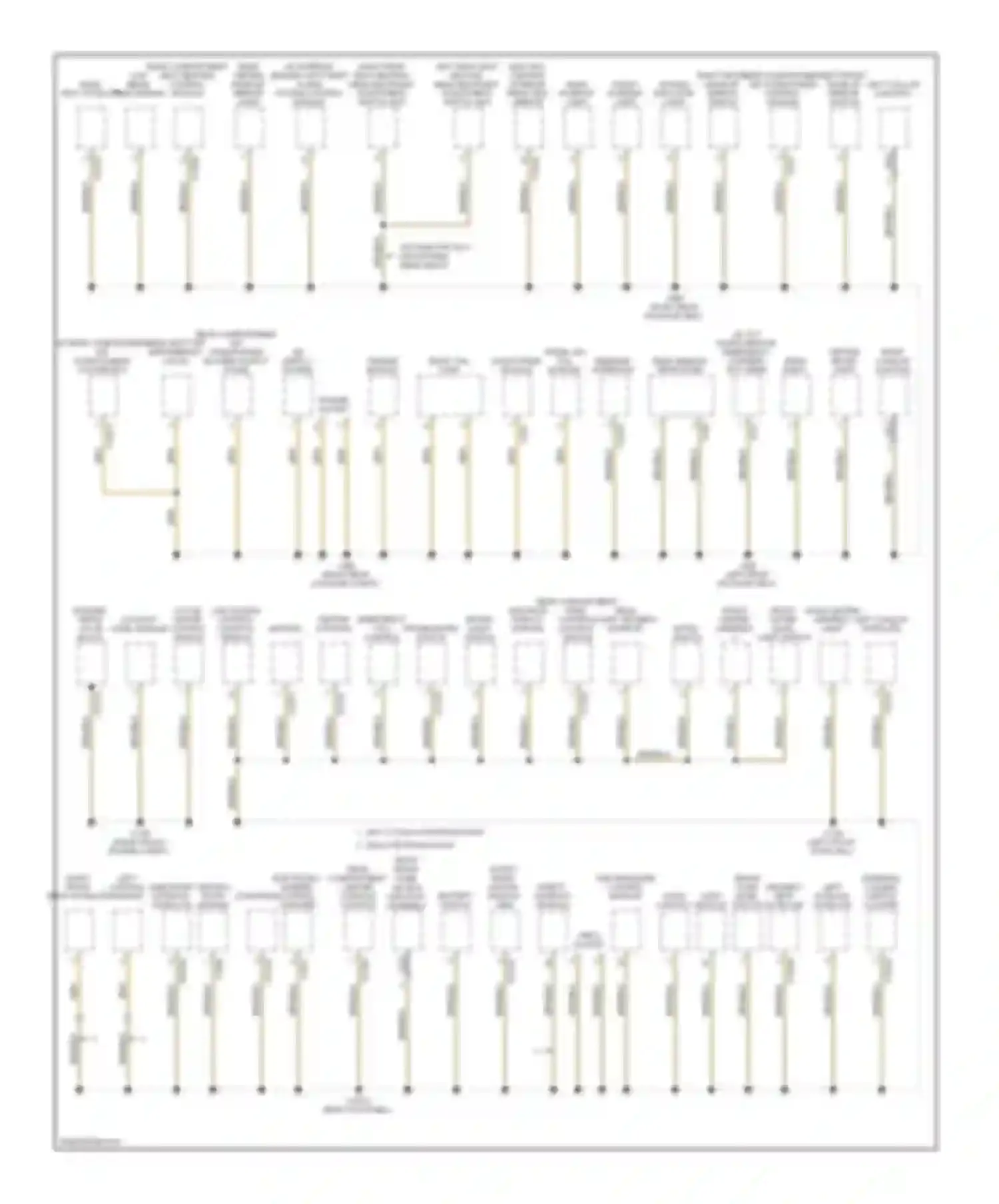 7 series BMW E65/E66 (2001-2005): Ground distribution circuit (2 of 3)