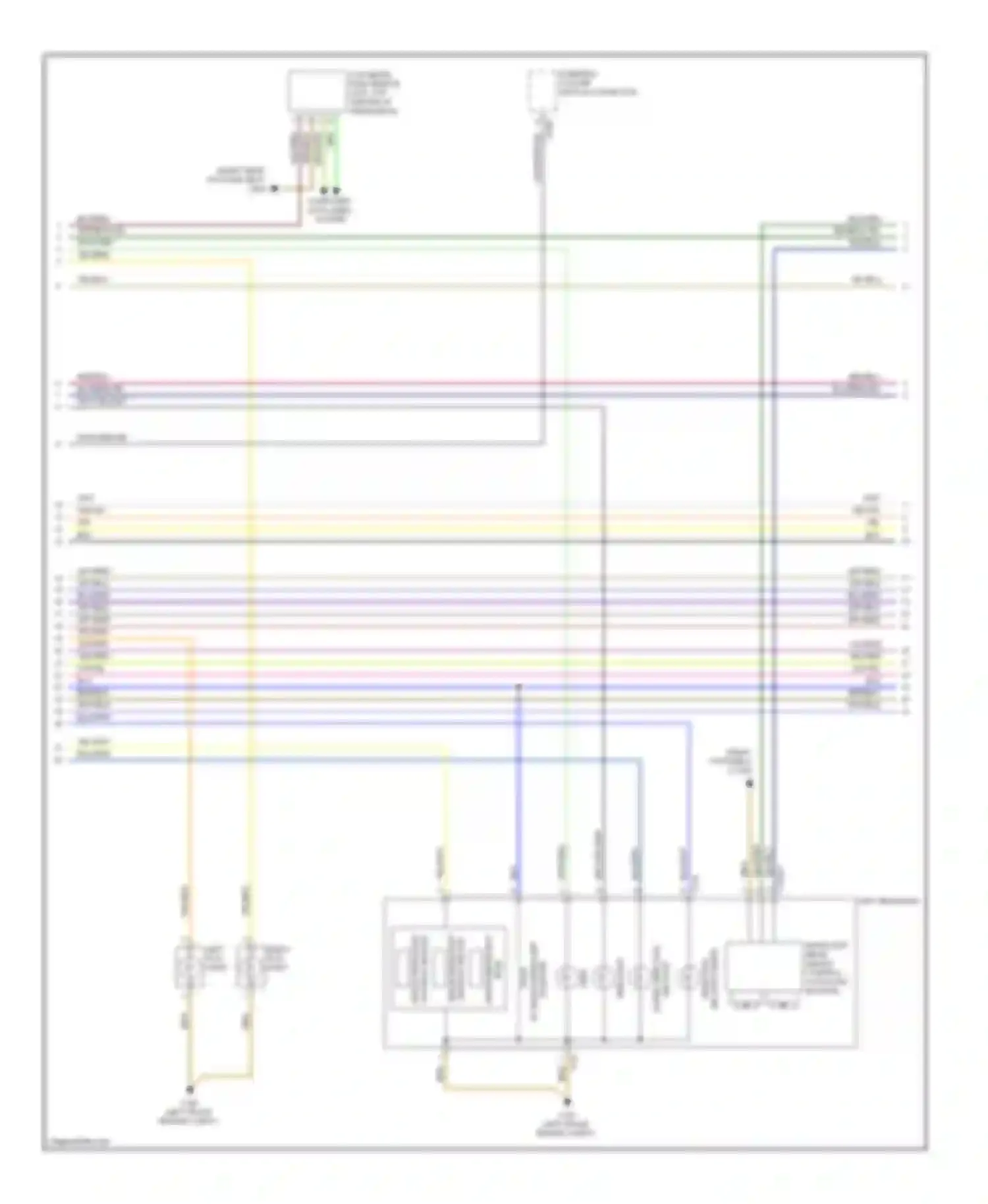 7 series BMW E65/E66 (2001-2005): Adaptive front lighting circuit (2 of 3)