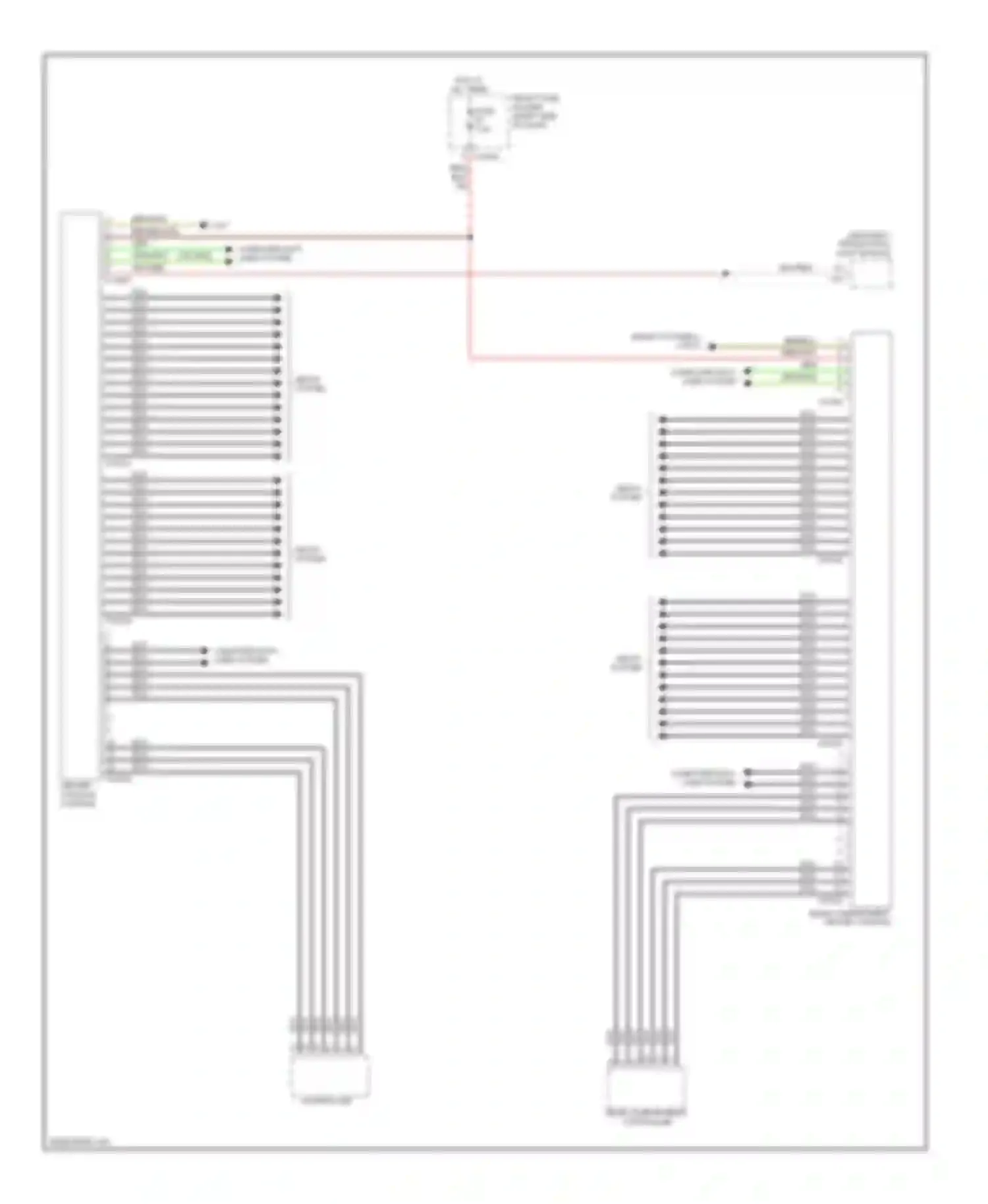 7 series BMW E65/E66 (2001-2005): Overhead console circuit