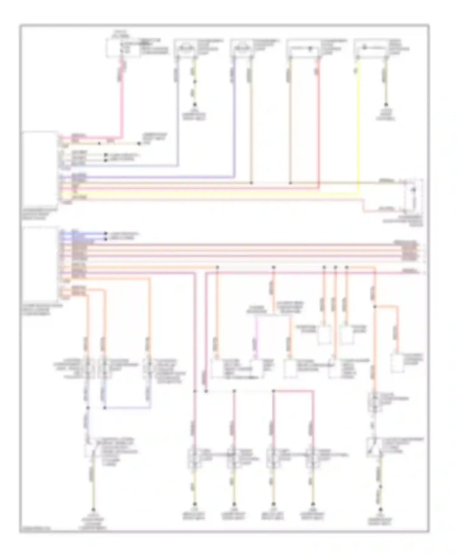 7 series BMW E65/E66 (2001-2005): Courtesy lamps circuit (1 of 3)